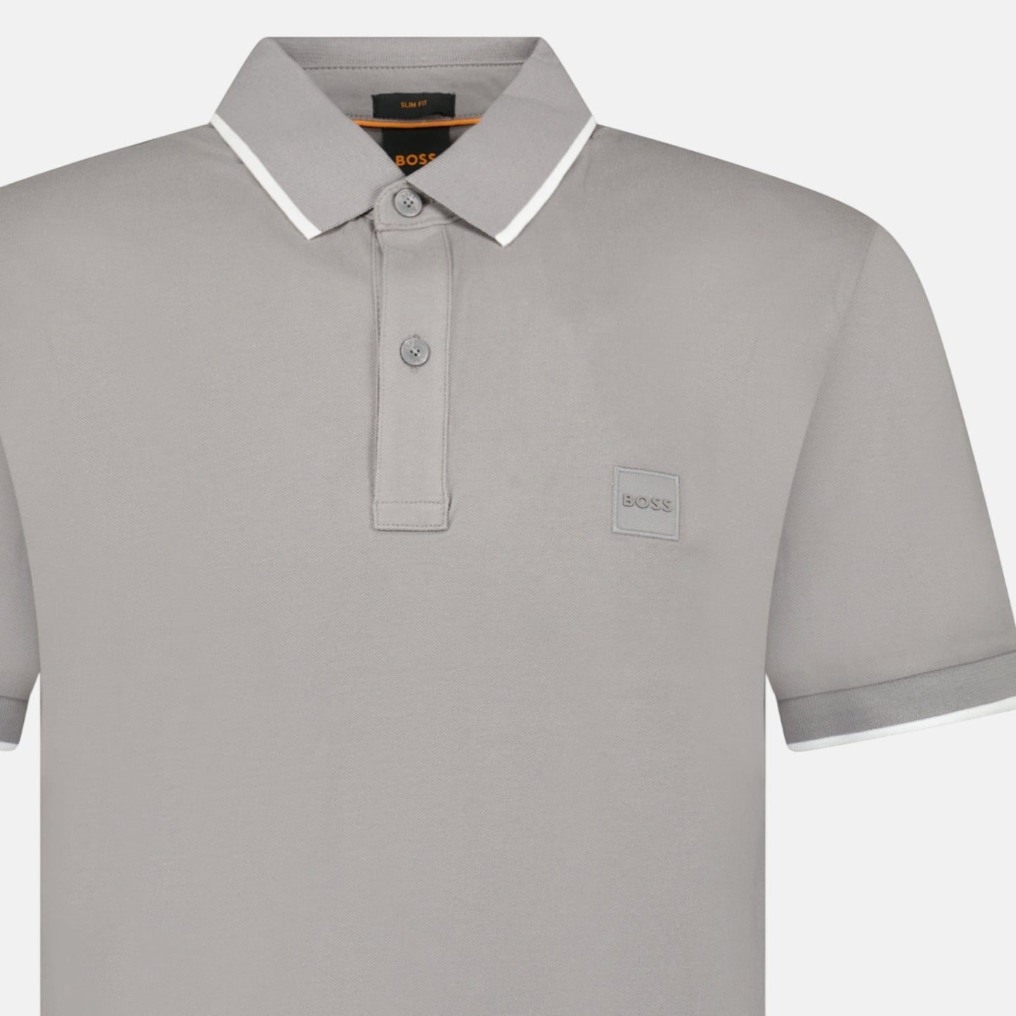 BOSS Passertip Polo Shirt Grey | Studio DOS