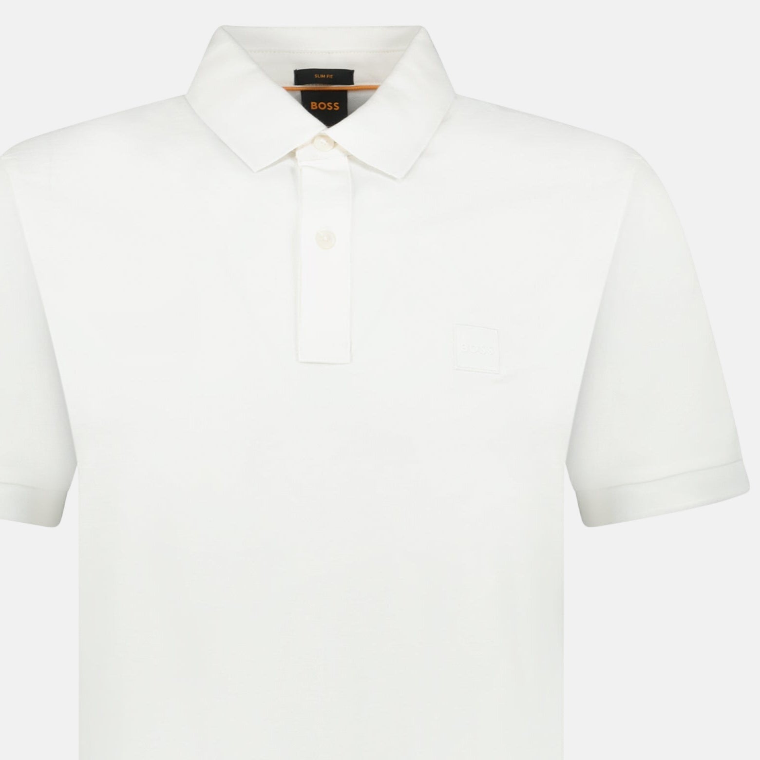 BOSS Passertip Polo Shirt White | Studio DOS