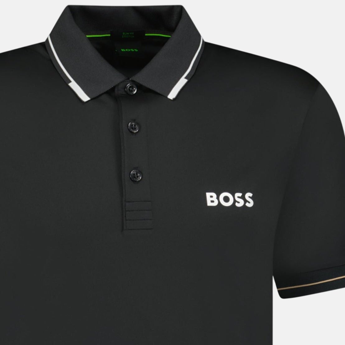 BOSS Paul Pro Polo Shirt Black | Studio DOS