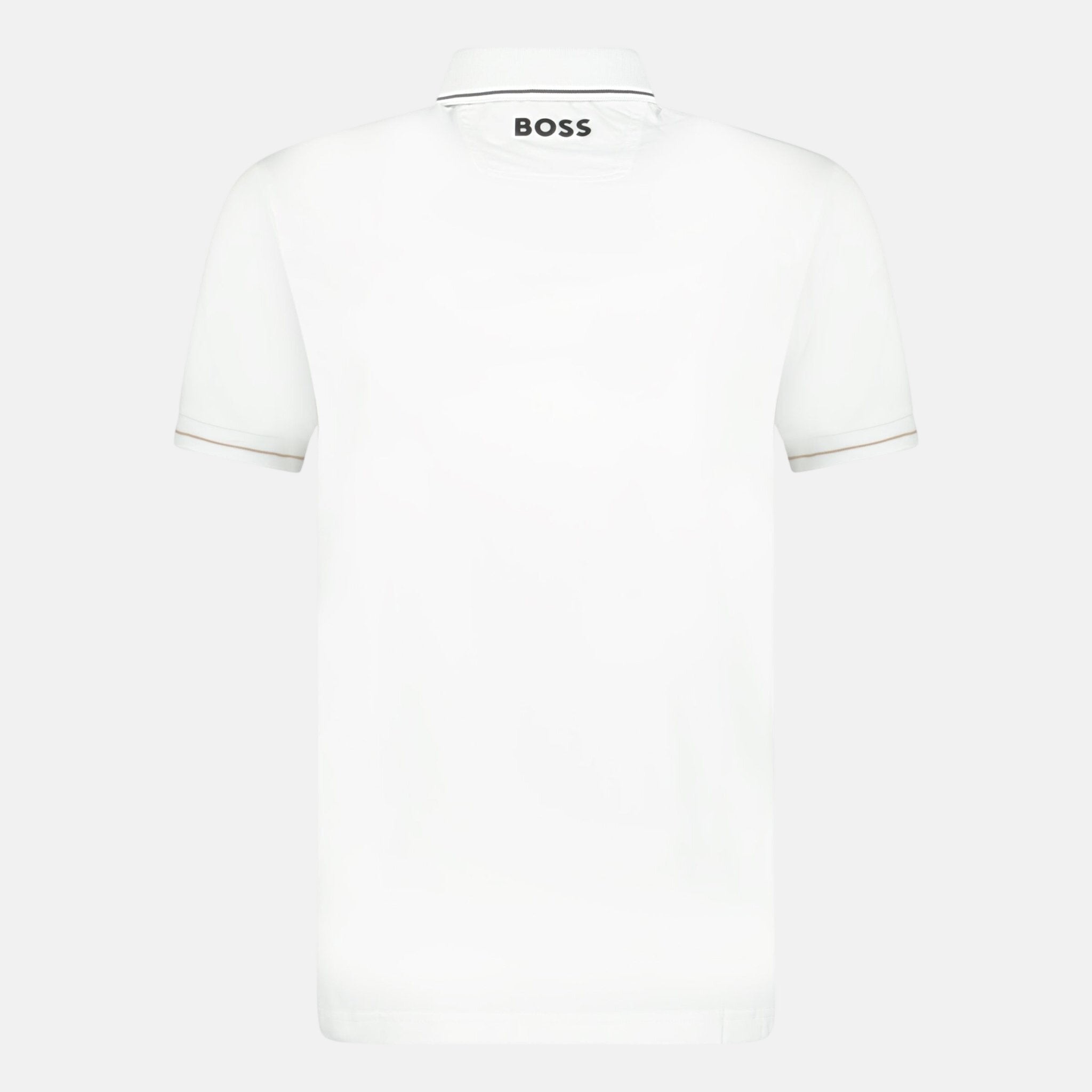 BOSS Paul Pro Polo Shirt White | Studio DOS