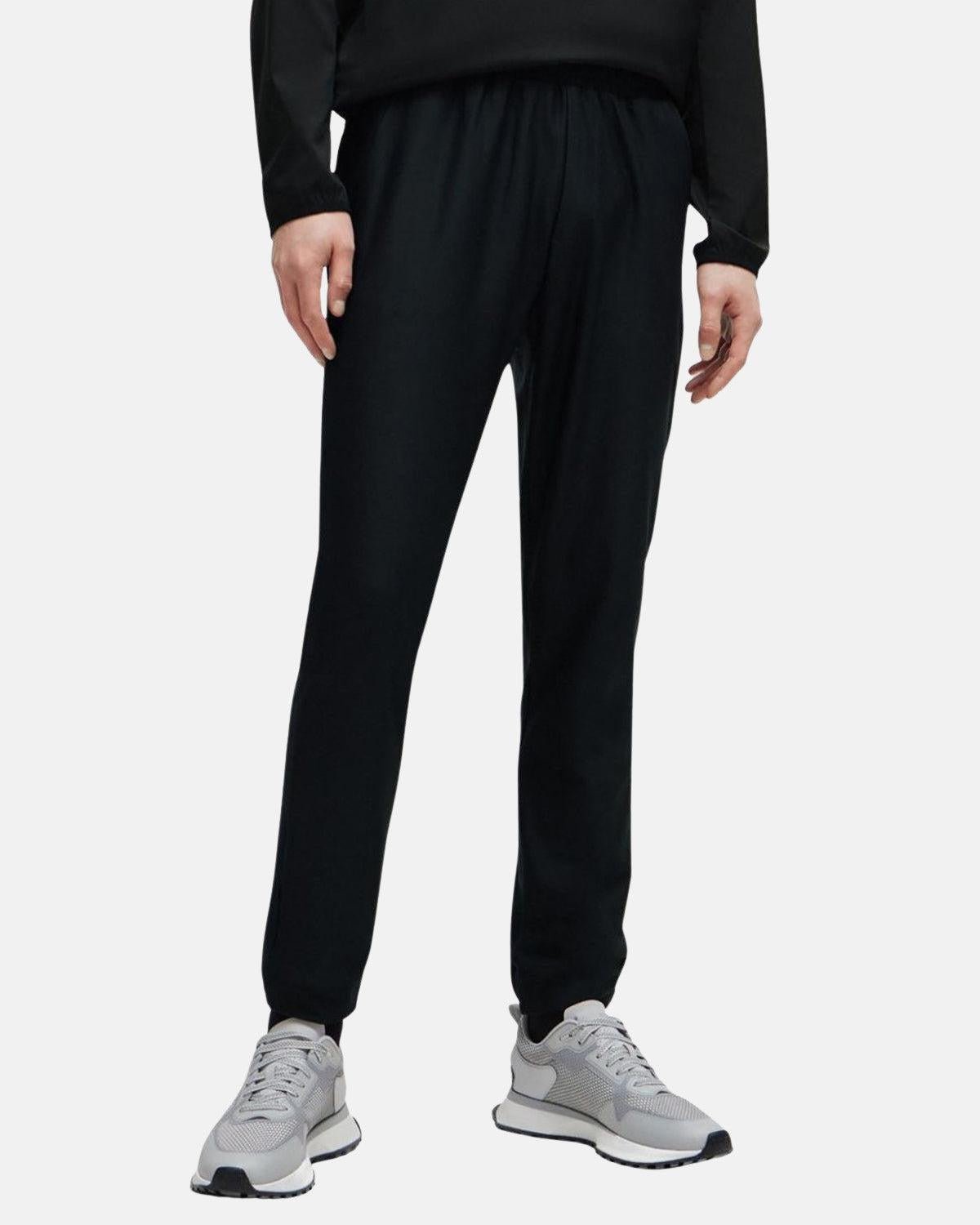 BOSS QUICK DRY TRACKSUIT BOTTOMS BLACK | Studio DOS