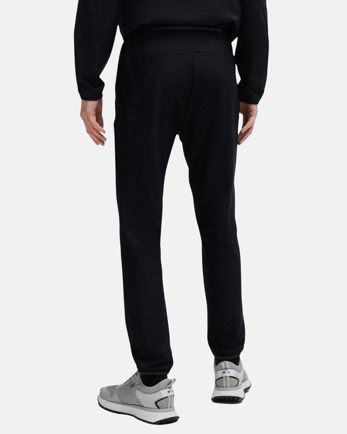 BOSS QUICK DRY TRACKSUIT BOTTOMS BLACK | Studio DOS