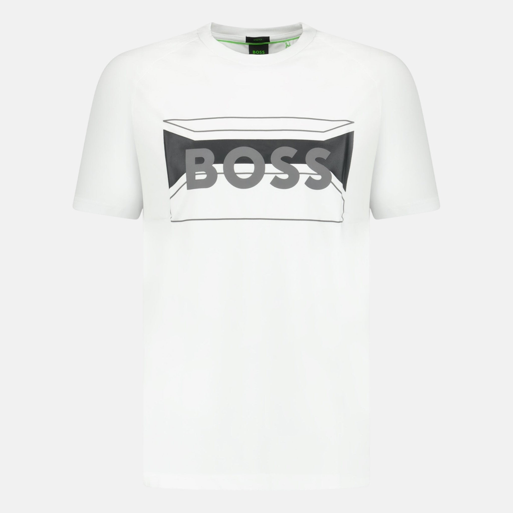 BOSS Regular - Fit Logo Artwork T-Shirt White | Studio DOS