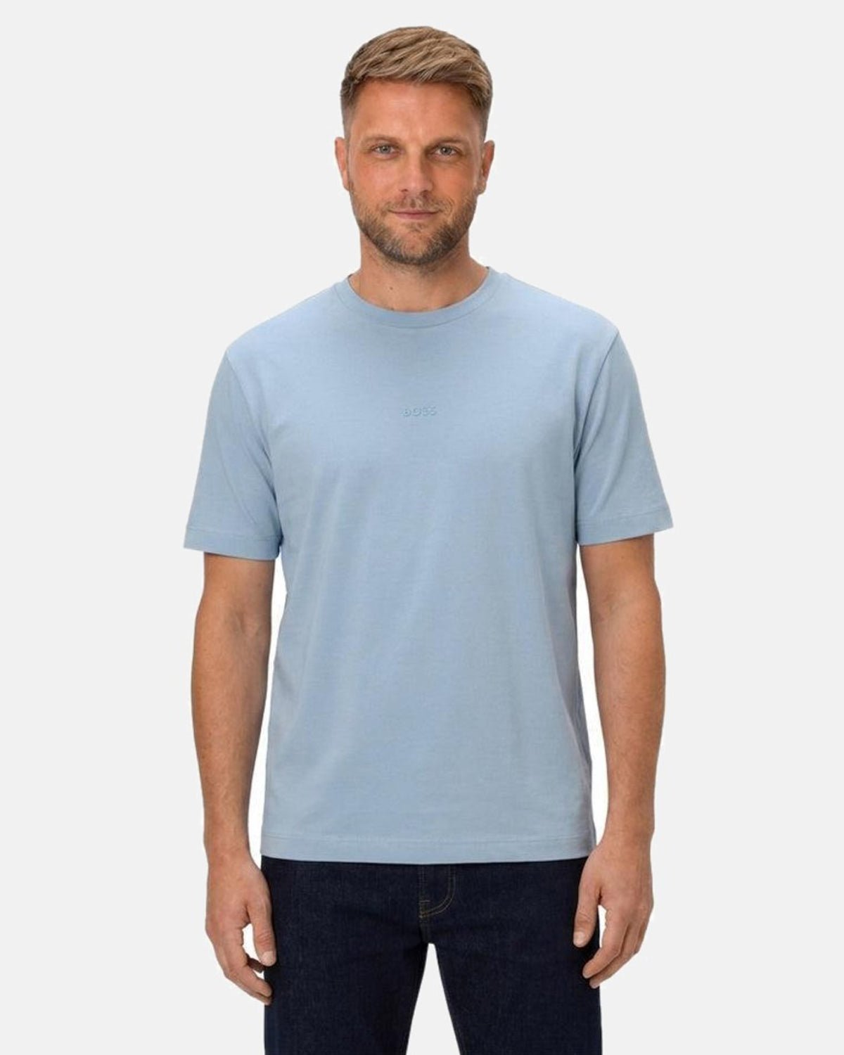BOSS Relaxed Fit TChup T-Shirt Light Pastel Blue | Studio DOS