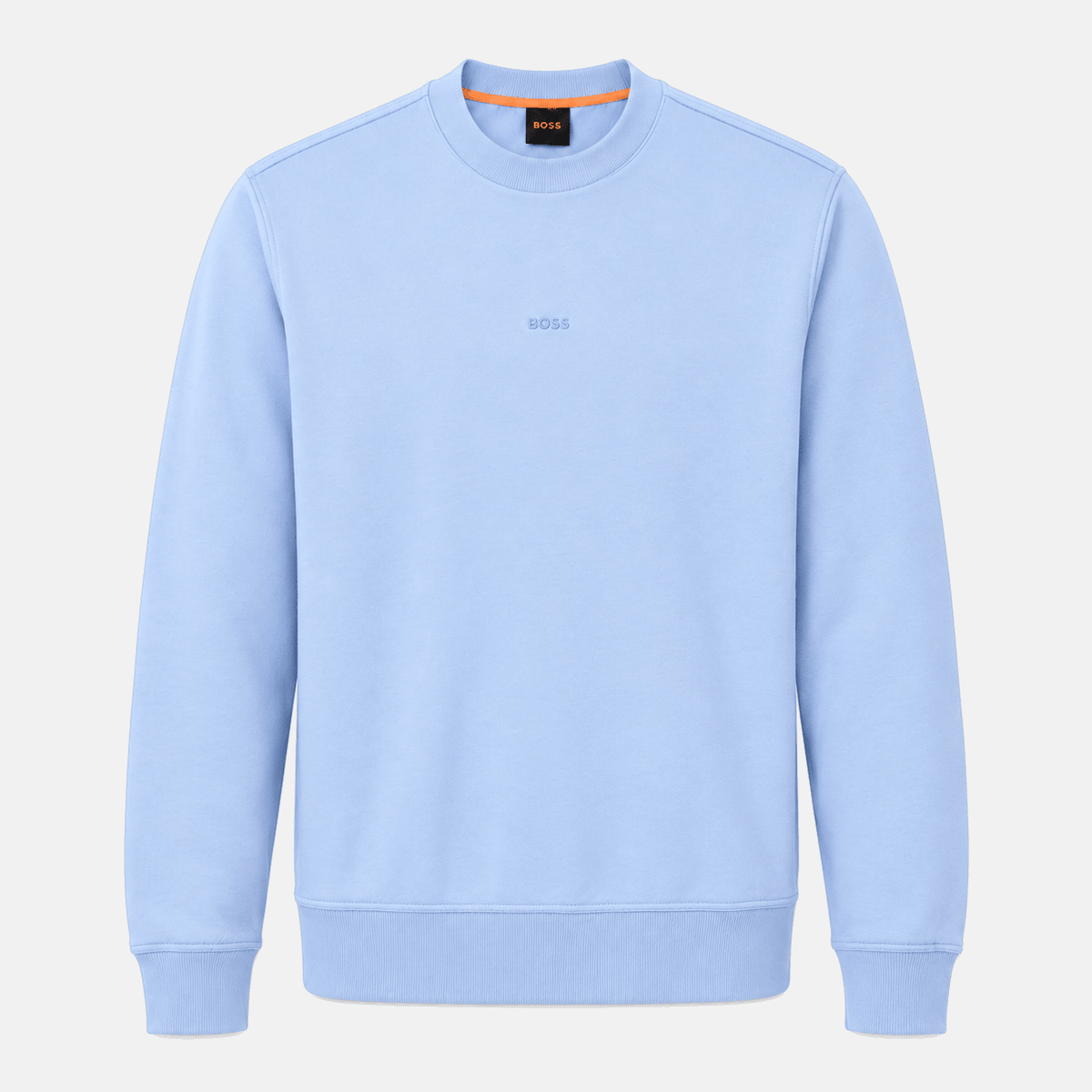 BOSS Relaxed Fit WeSmallcrew Sweatshirt Blue | Studio DOS