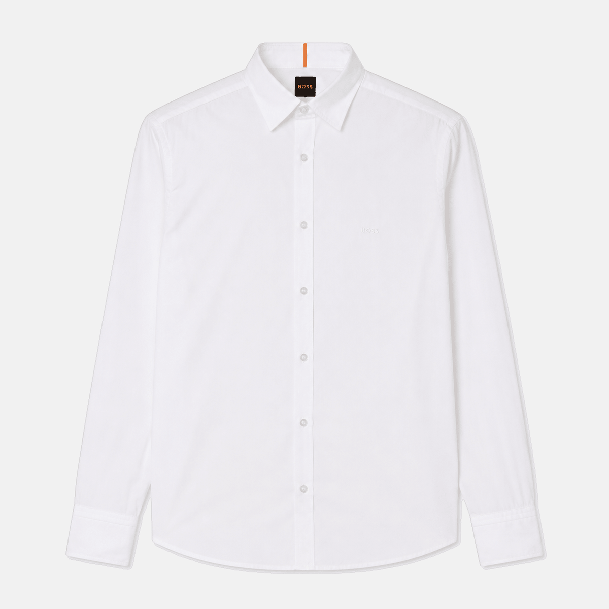 BOSS Relegant 6 L/S Shirt White | Studio DOS