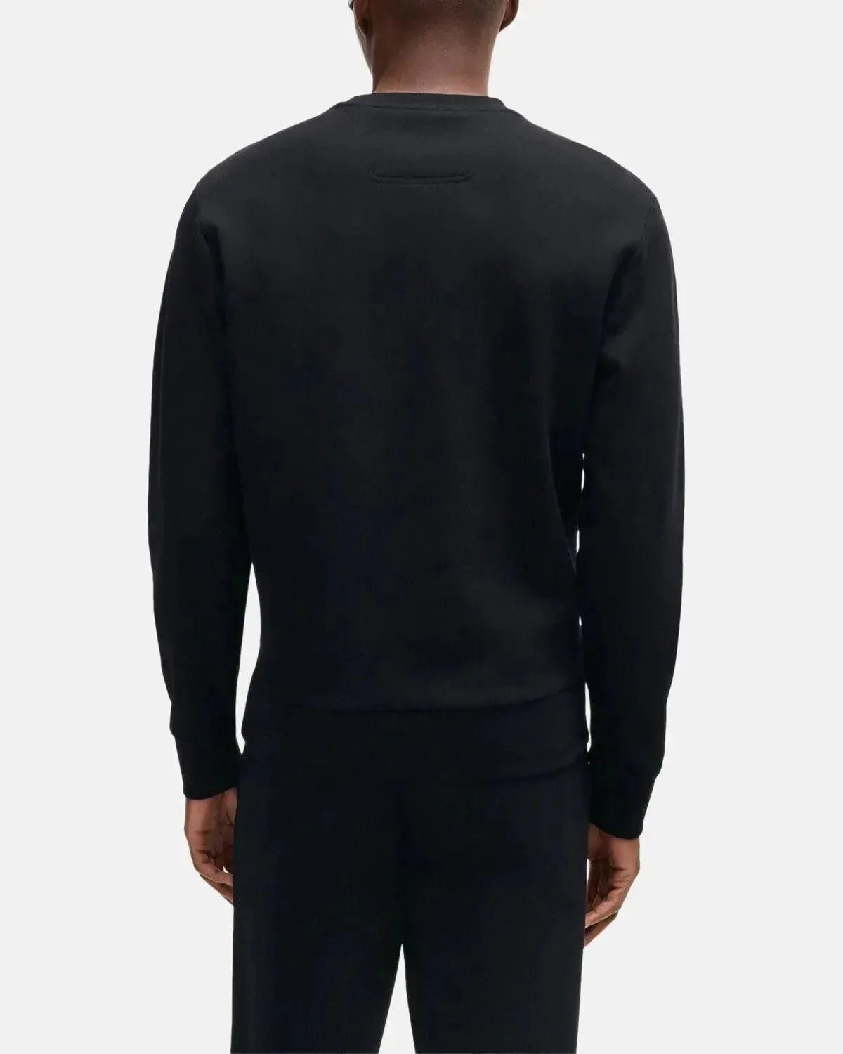 BOSS SALBO SANDWICH LOGO SWEATSHIRT BLACK | Studio DOS