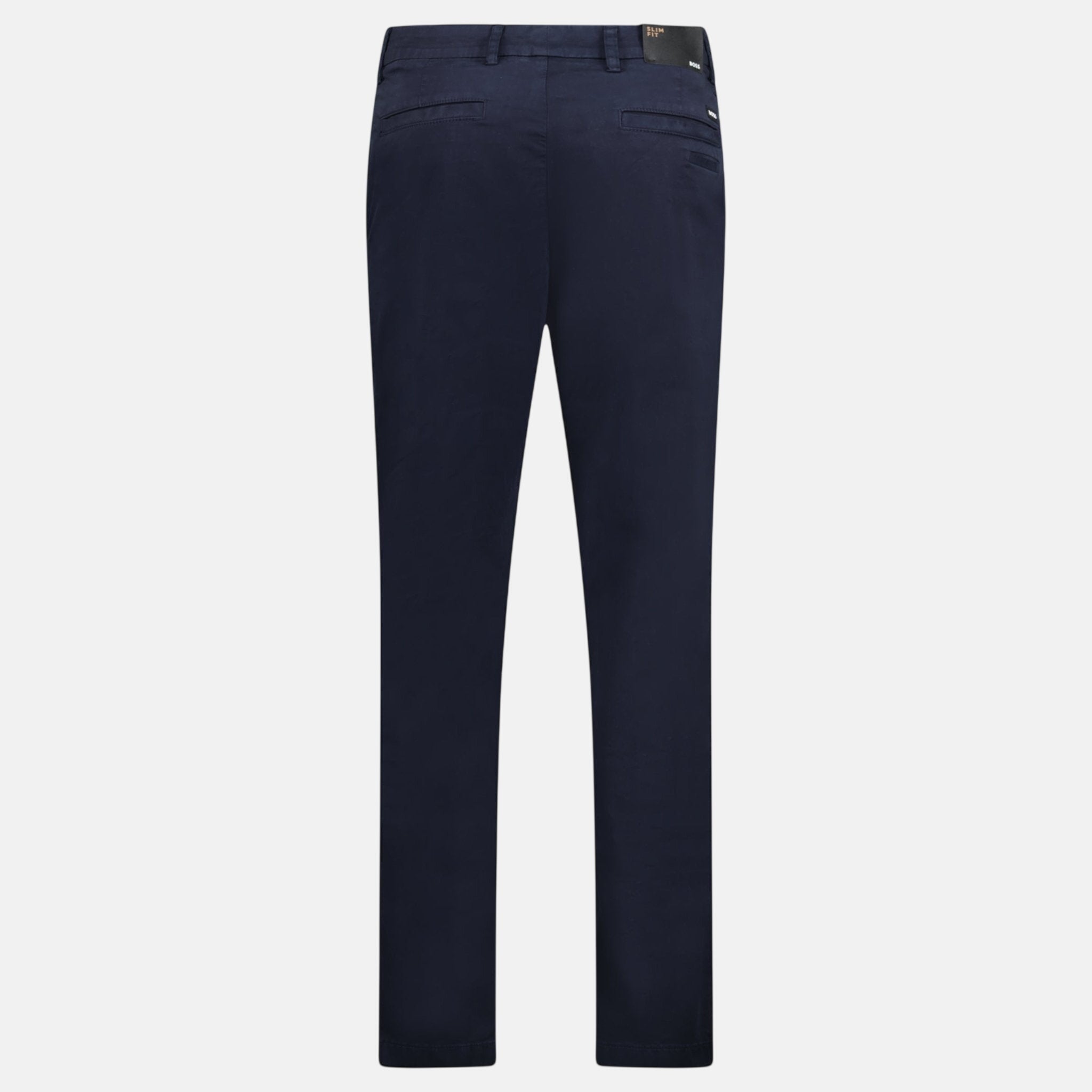 BOSS Slim Fit Chino Trousers Navy | Studio DOS