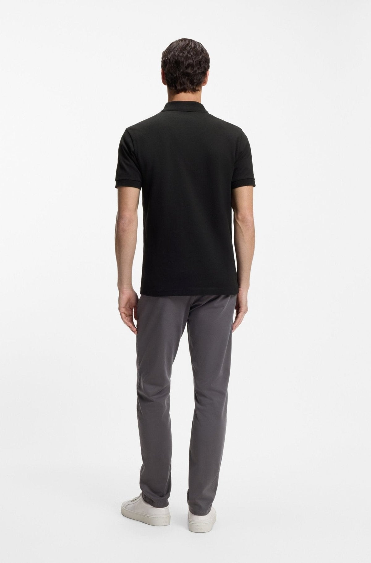 BOSS Slim Fit Passenger Polo Shirt Black | Studio DOS