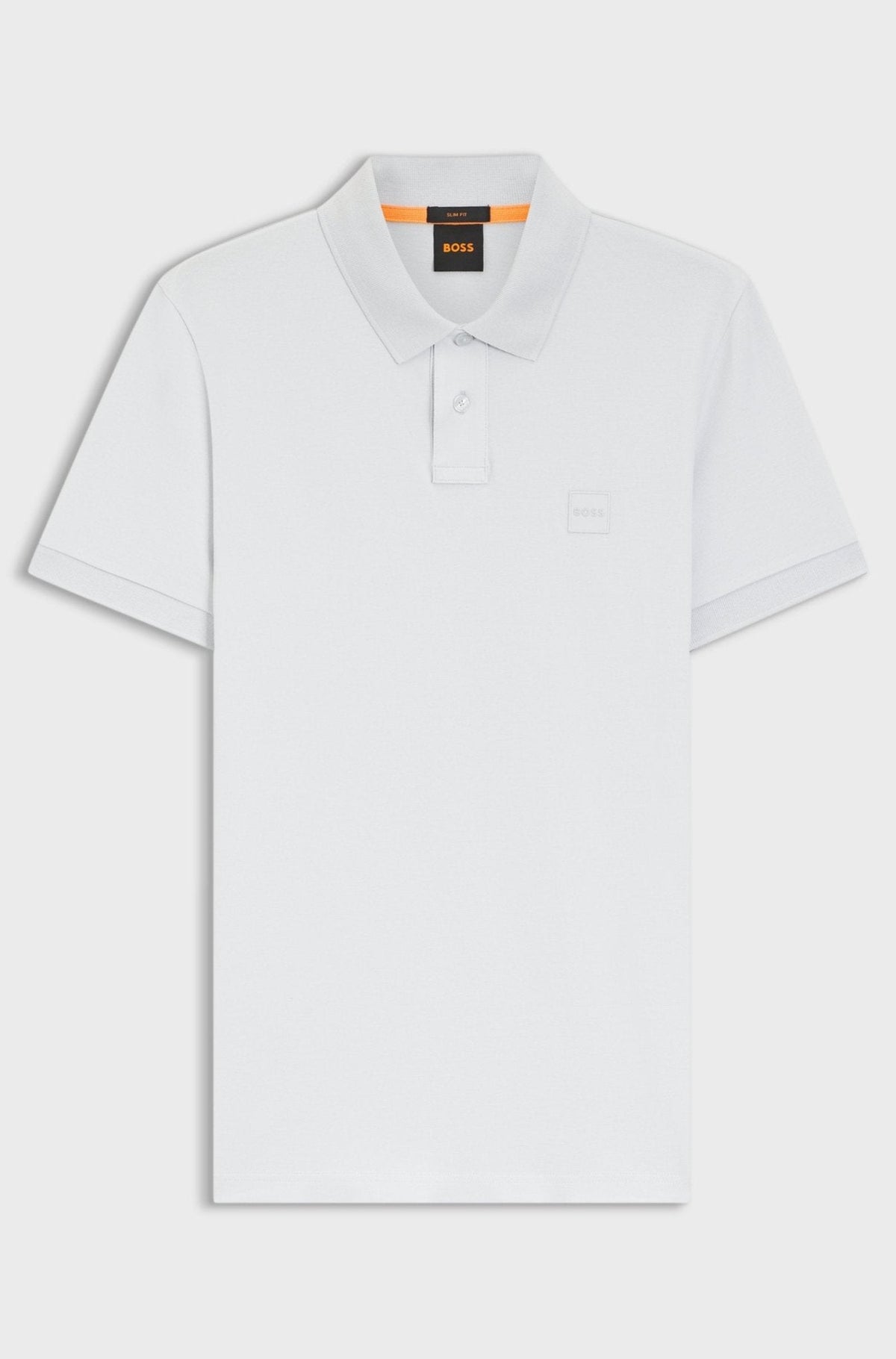BOSS Slim Fit Passenger Polo Shirt Light Pastel Grey | Studio DOS