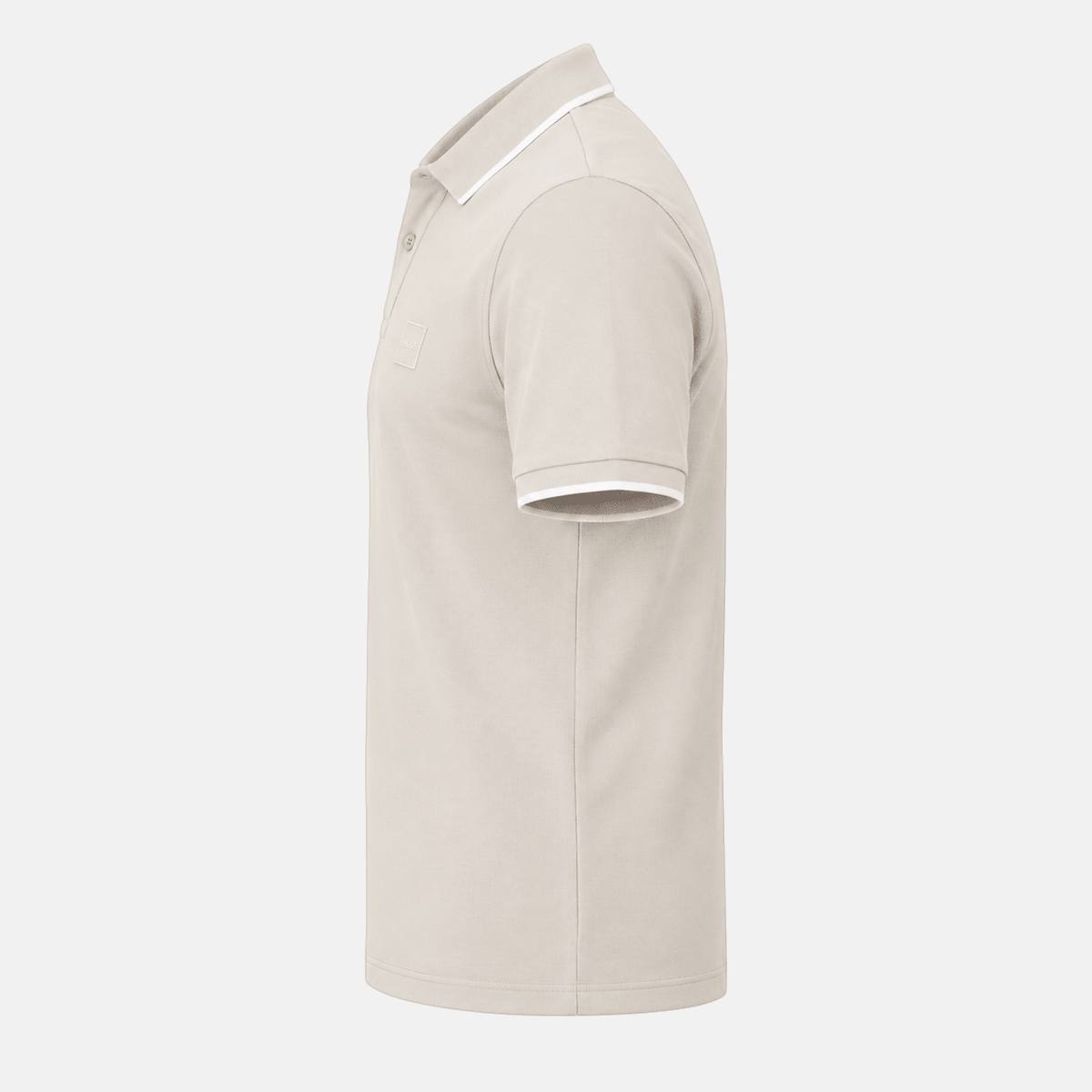BOSS Slim Fit Passertip Polo Shirt Open Grey | Studio DOS