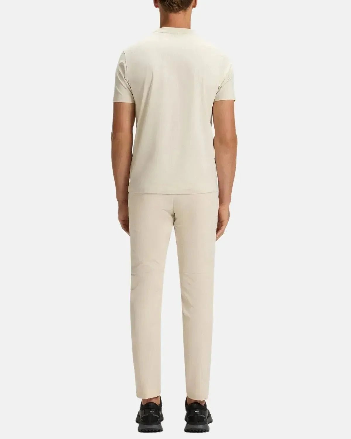 BOSS STRETCH COTTON LOGO T - SHIRT NATURAL | Studio DOS
