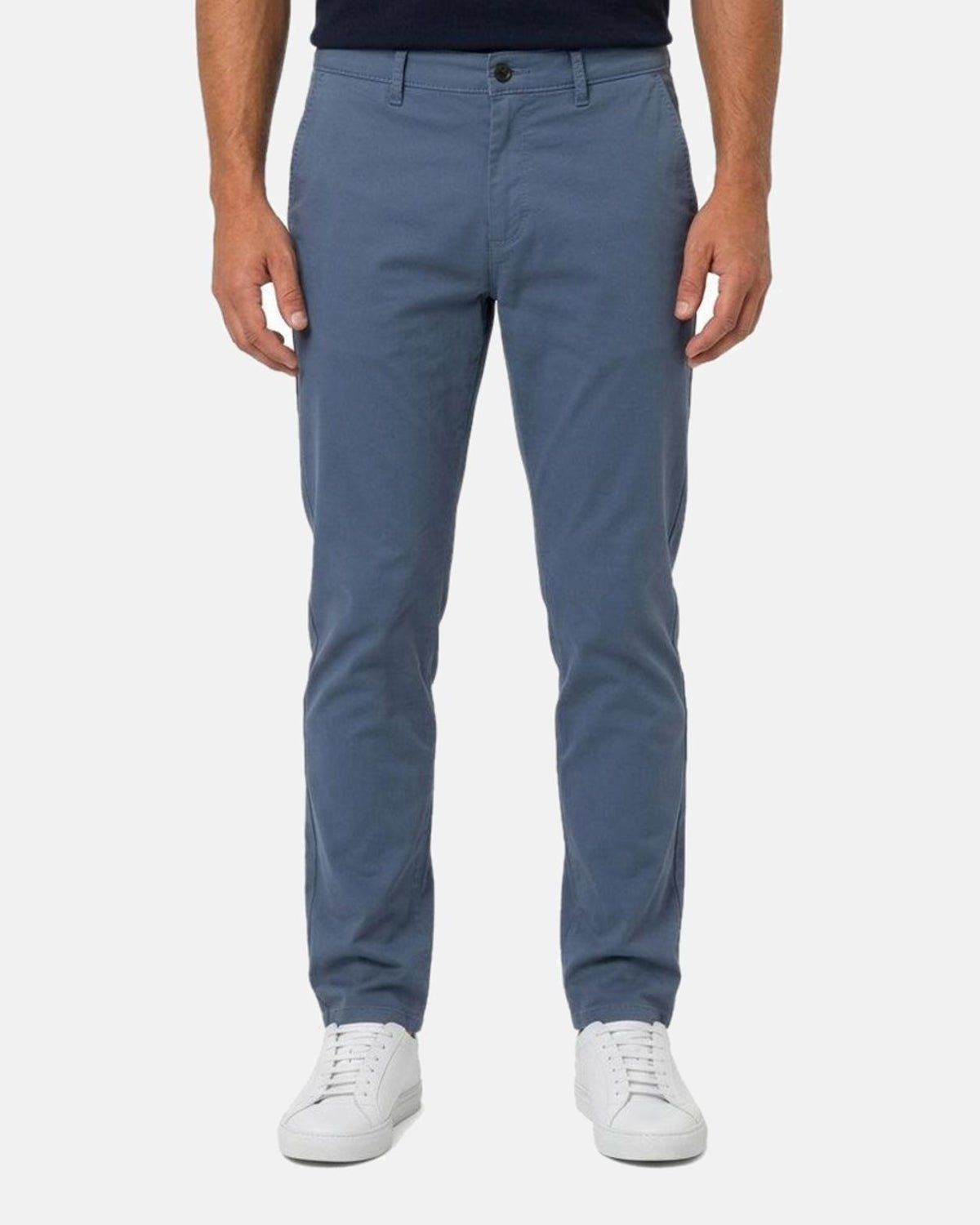 BOSS Tapered Fit Stretch Chinos Blue | Studio DOS