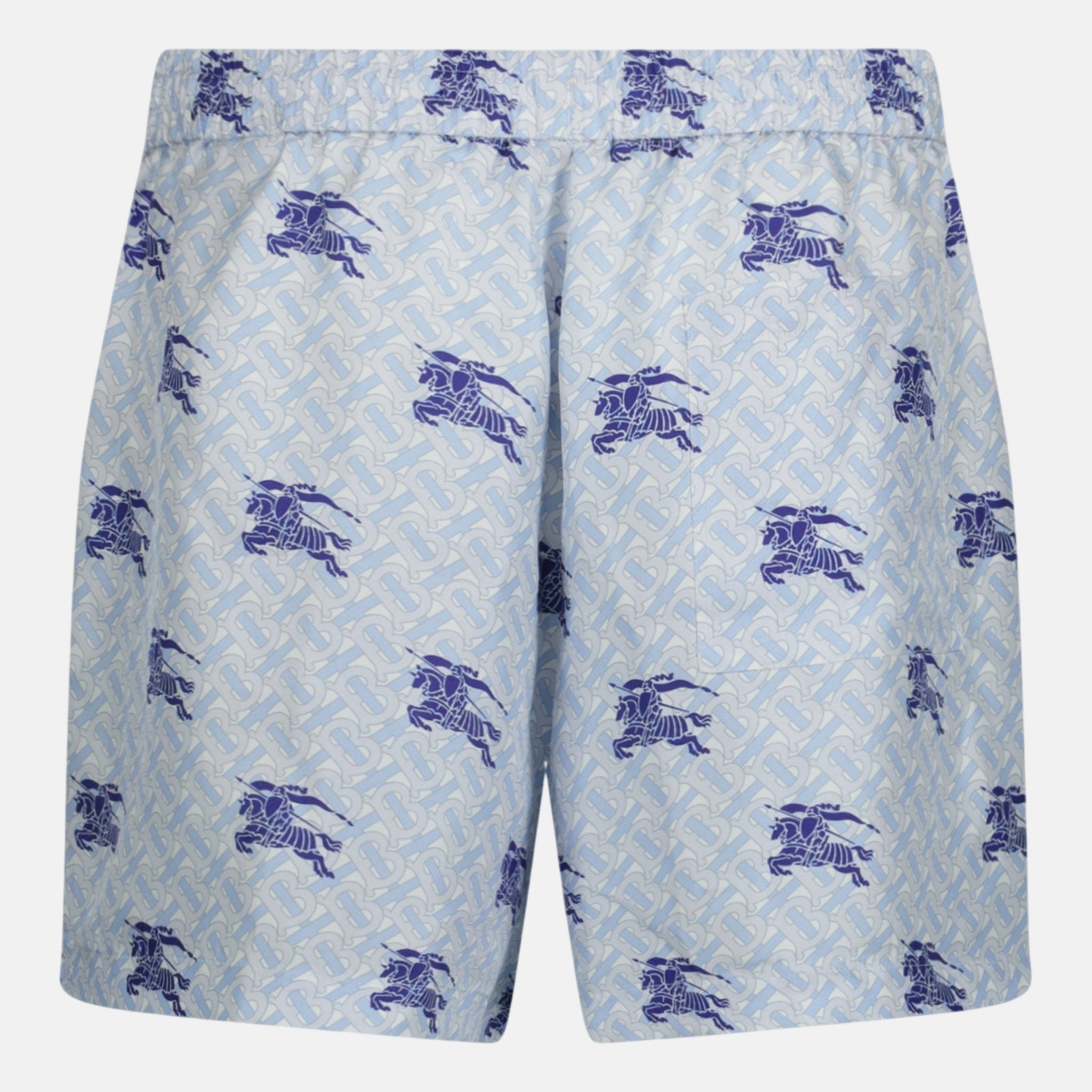 Burberry 'Brandon' Silk Shorts Blue | Studio DOS