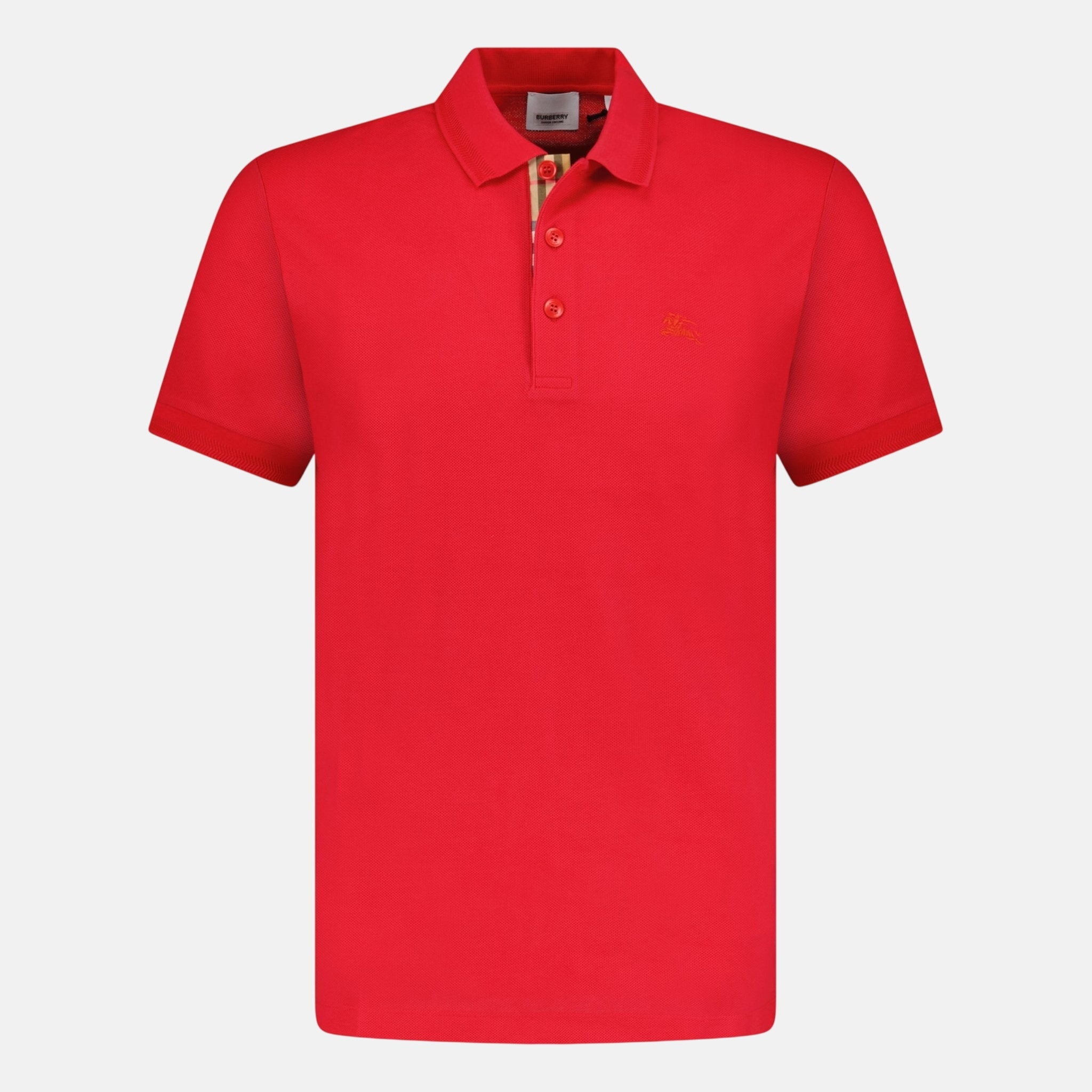 Burberry 'Eddie' Polo Shirt Red | Studio DOS