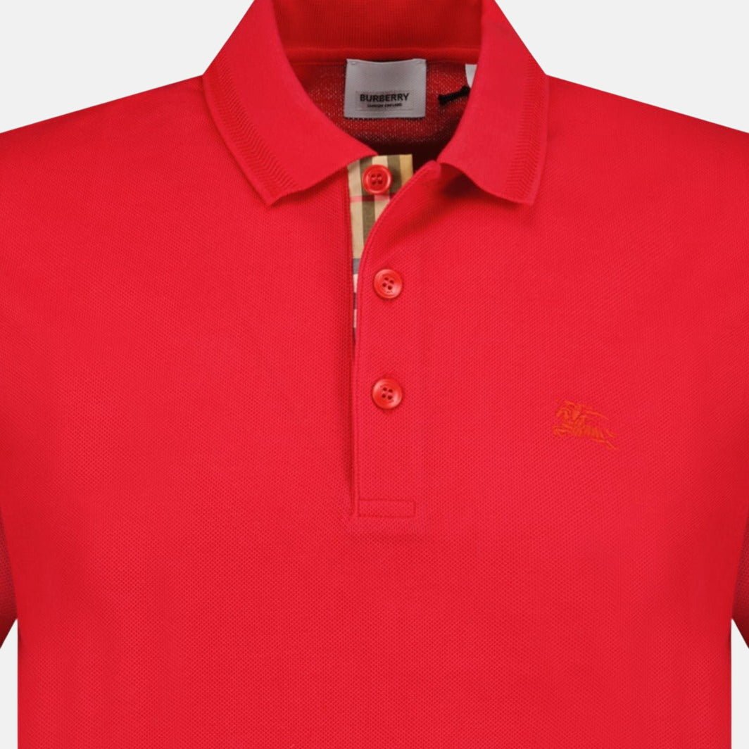 Burberry 'Eddie' Polo Shirt Red | Studio DOS