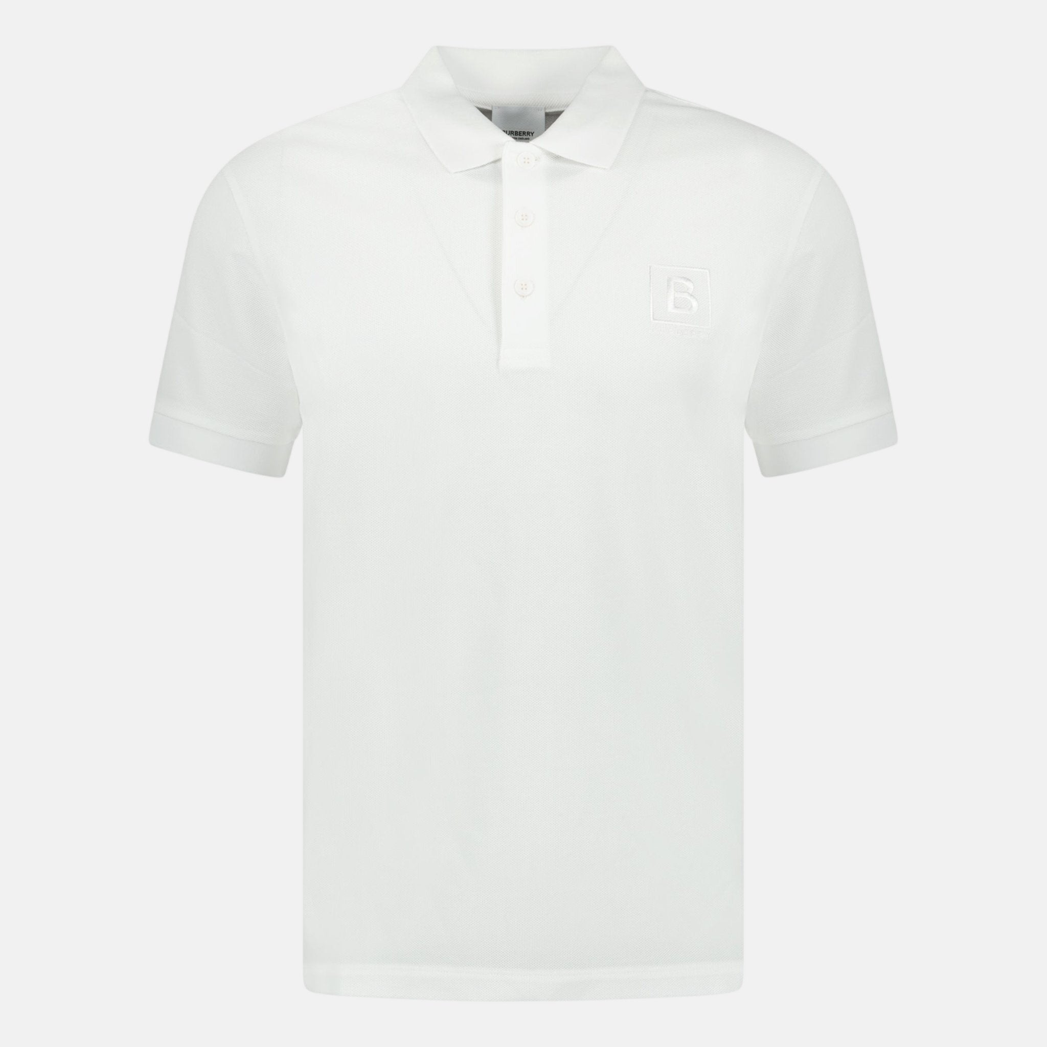 Burberry 'Gateforth' Polo Shirt White | Studio DOS