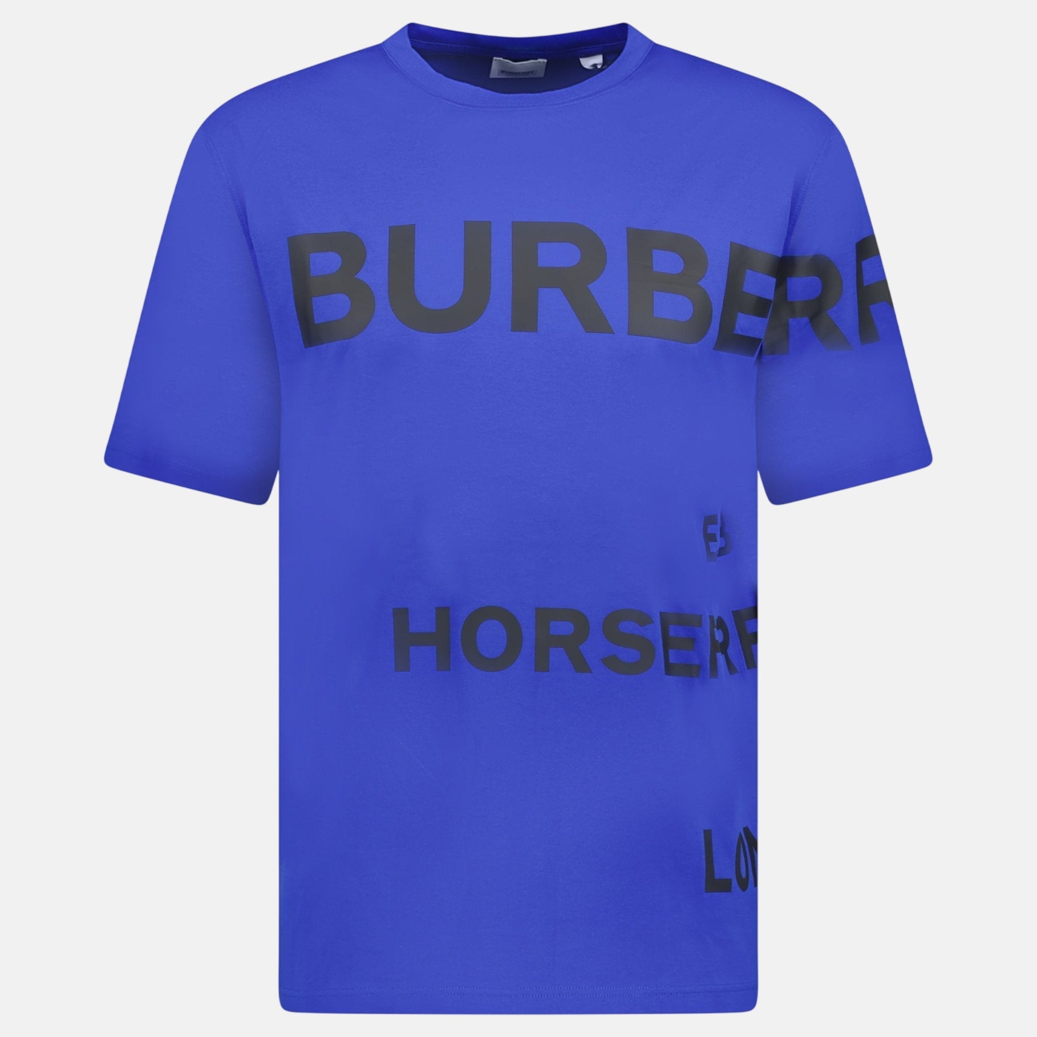 Burberry Horseferry Cotton T-Shirt Blue | Studio DOS
