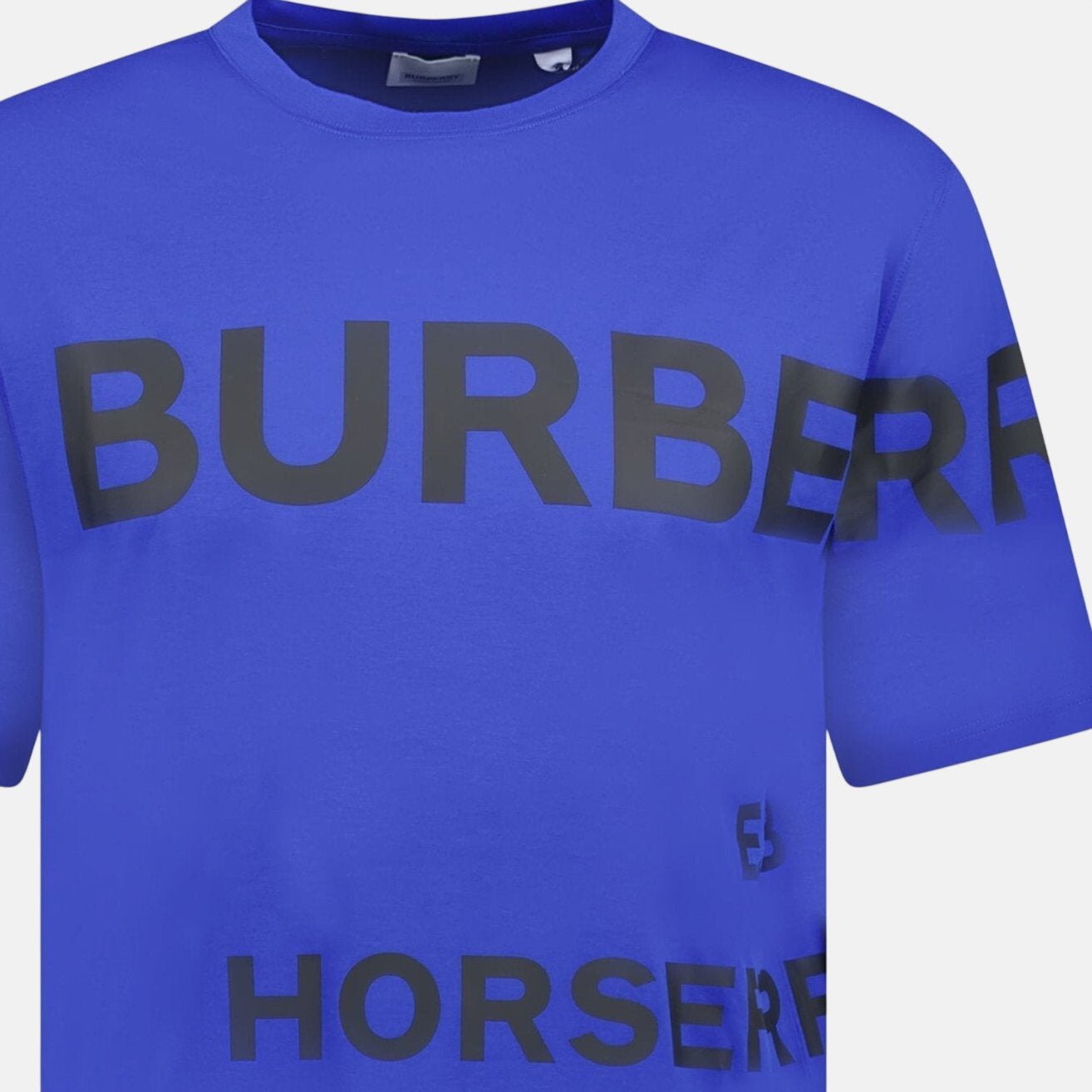 Burberry Horseferry Cotton T-Shirt Blue | Studio DOS