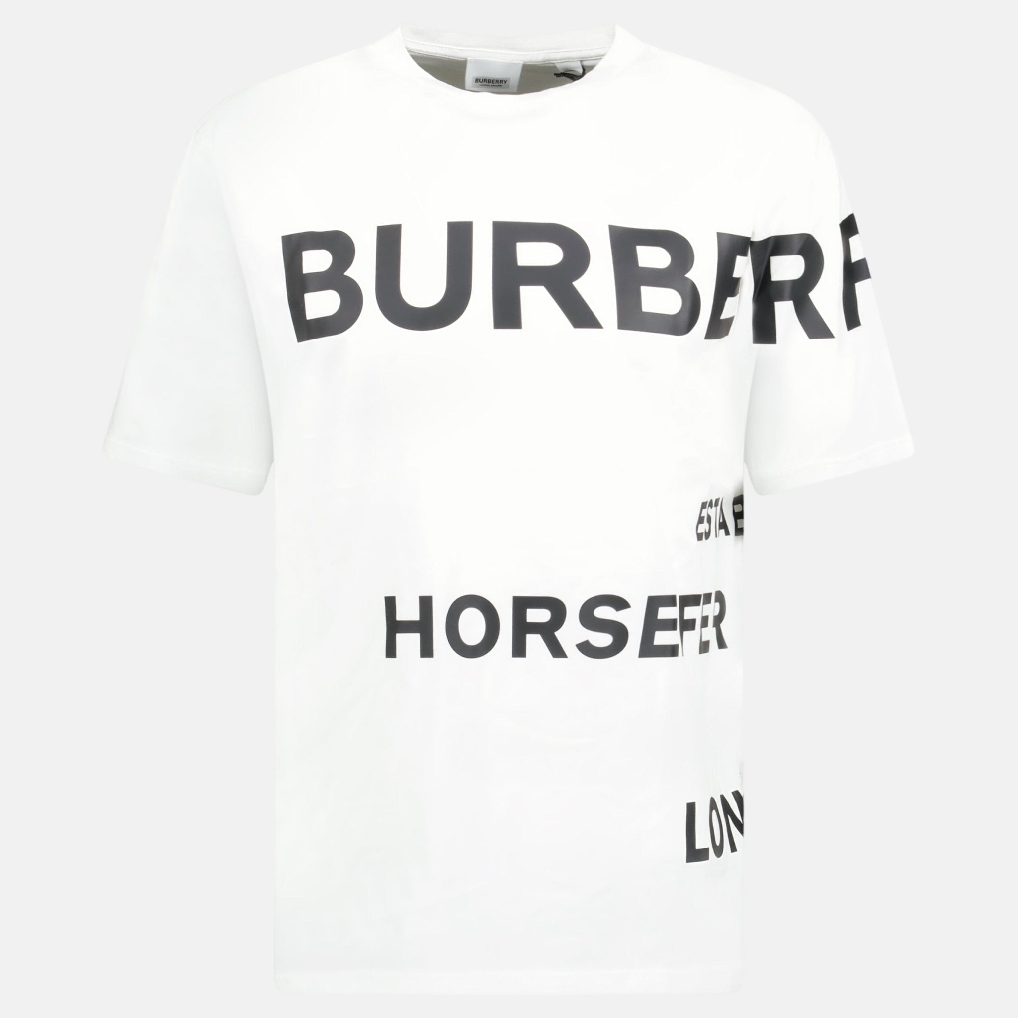 Burberry Horseferry Cotton T-Shirt White | Studio DOS