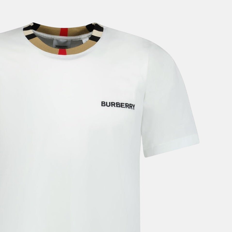 Burberry 'Jayson' Check T-Shirt White | Studio DOS