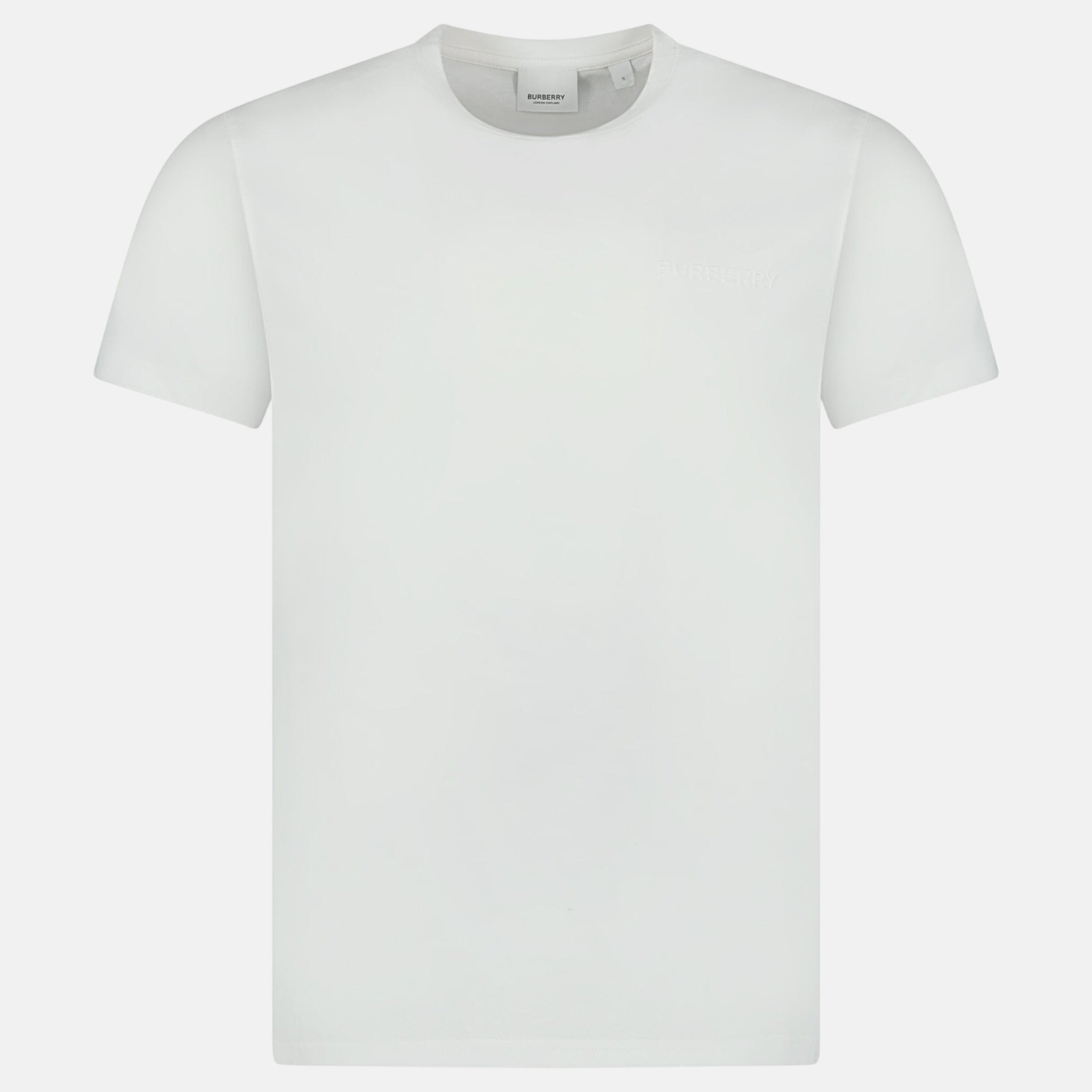 Burberry 'Jenson' Crew Neck Logo T-Shirt White | Studio DOS