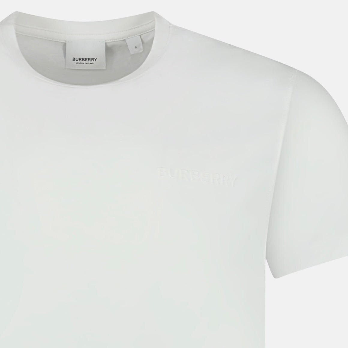Burberry 'Jenson' Crew Neck Logo T-Shirt White | Studio DOS