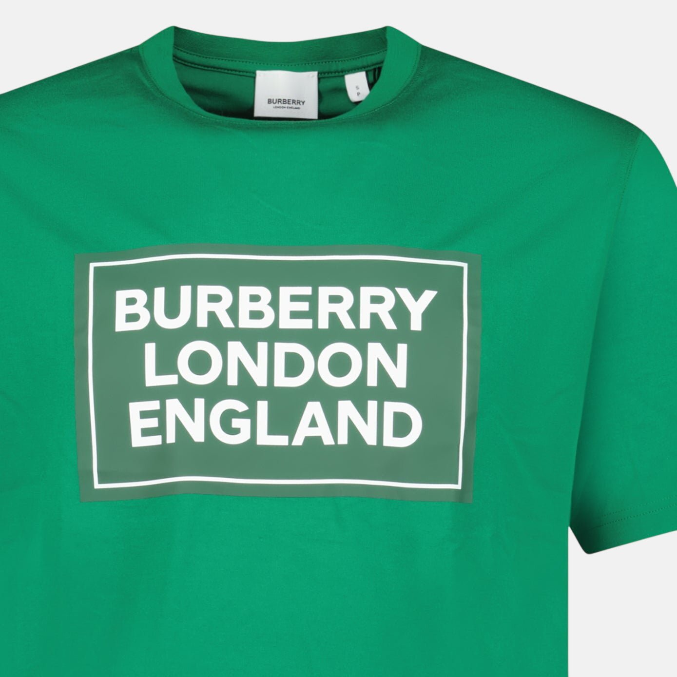 Burberry London England Logo T-Shirt Green | Studio DOS