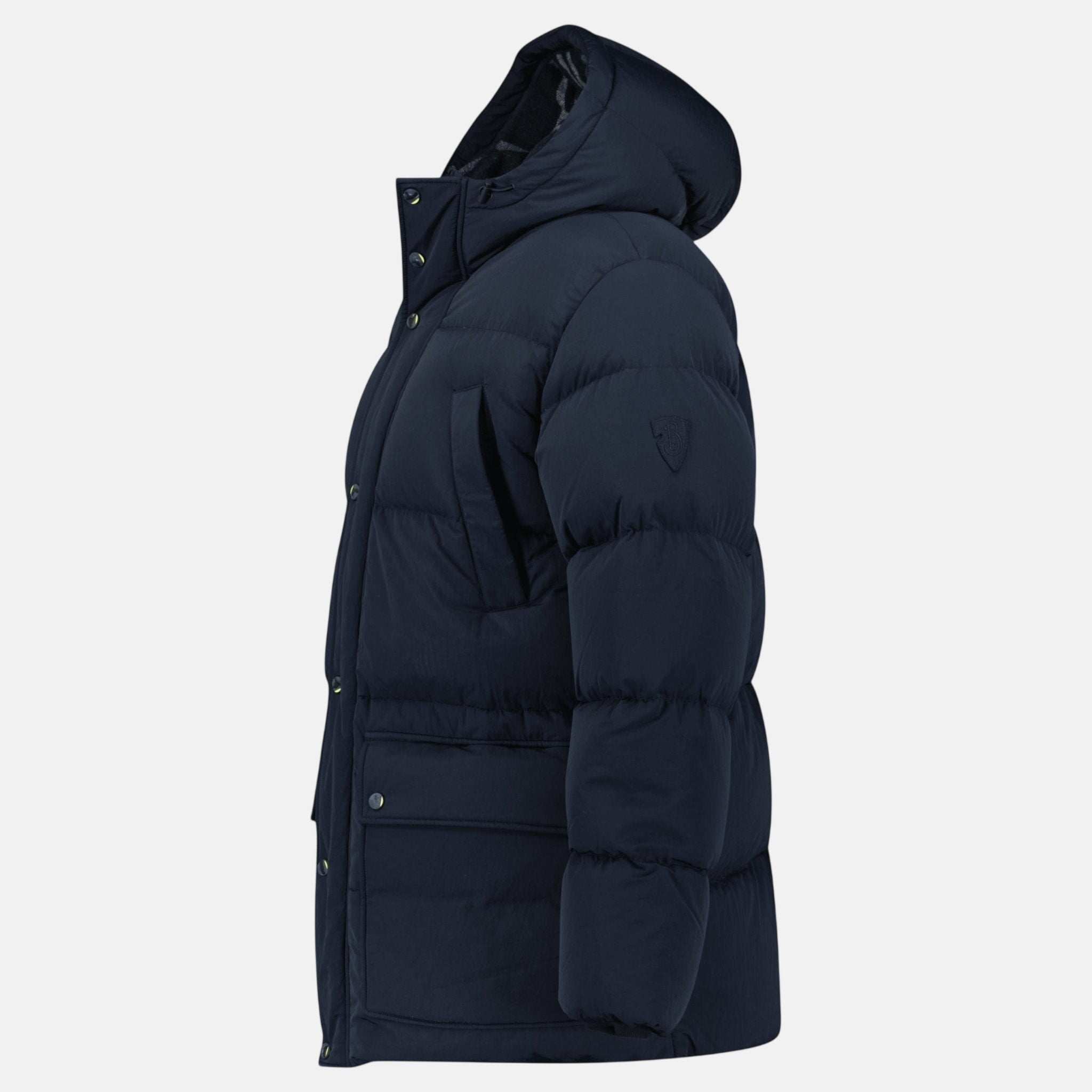 Burberry Technical Nylon Puffer Coat Navy | Studio DOS