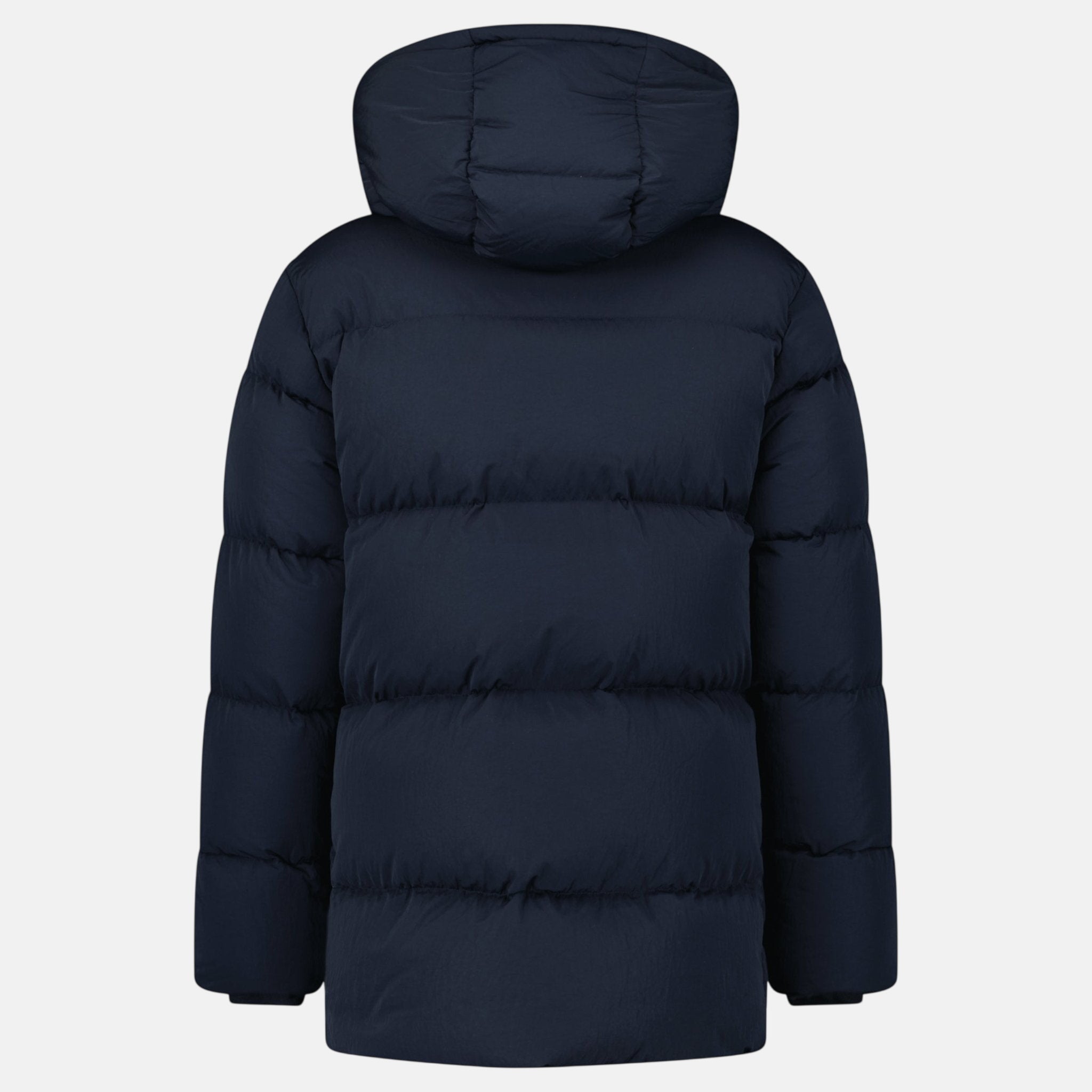 Burberry Technical Nylon Puffer Coat Navy | Studio DOS