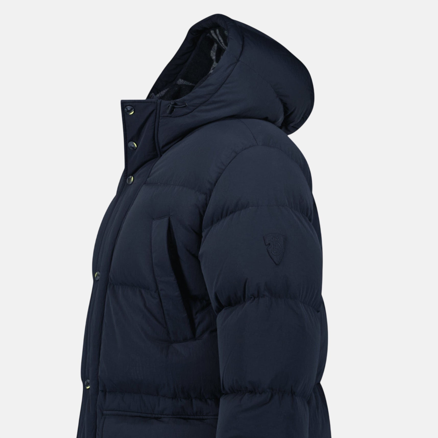 Burberry Technical Nylon Puffer Coat Navy | Studio DOS