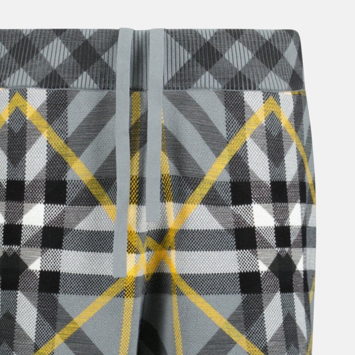 Burberry 'Tilton' Cotton Shorts Yellow Grey | Studio DOS