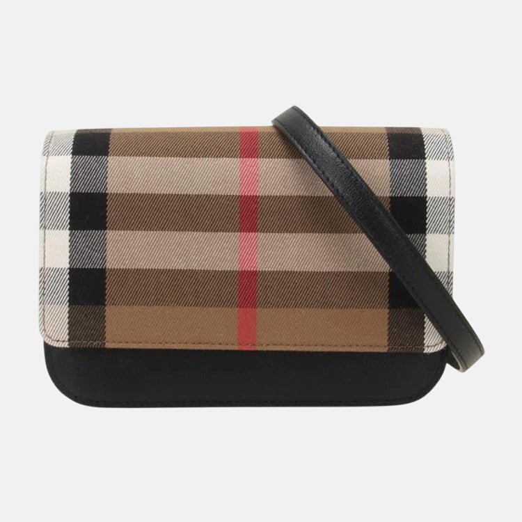 Burberry Womens 'Madison' Leather Shoulder Bag Black | Studio DOS