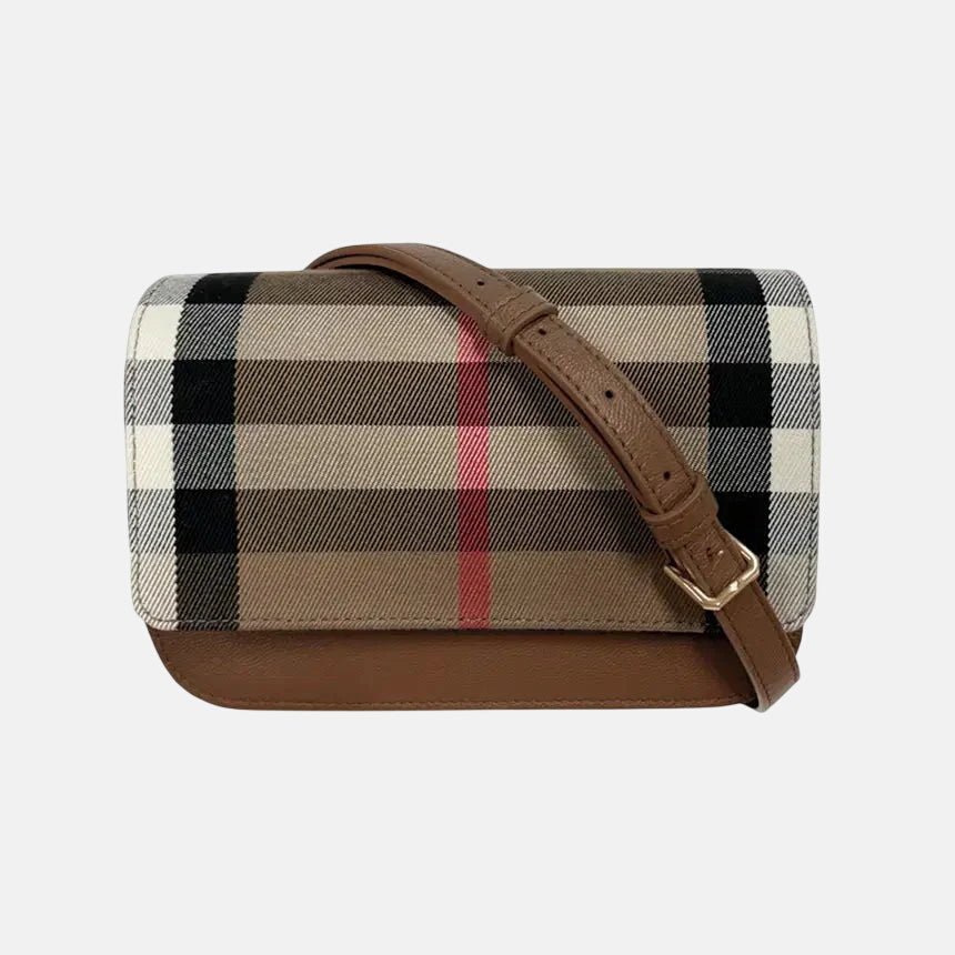 Burberry Womens 'Madison' Leather Shoulder Bag Earth Brown | Studio DOS