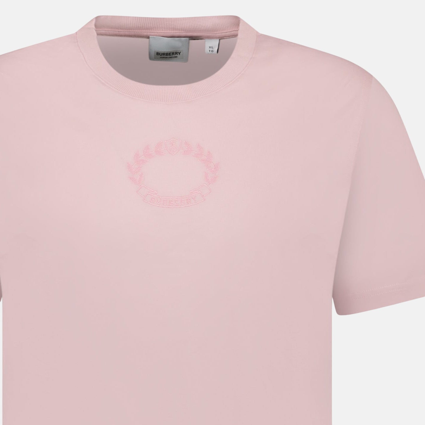Burberry Womens 'Margot' Embroidery Logo T-Shirt Pink | Studio DOS