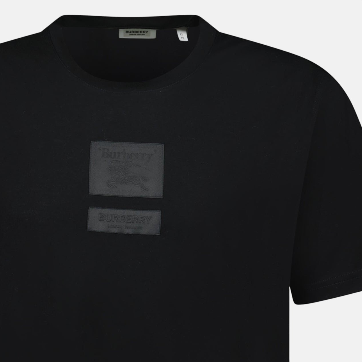 Burberry Womens 'Margot' Embroidery London England Logo T-Shirt Black | Studio DOS