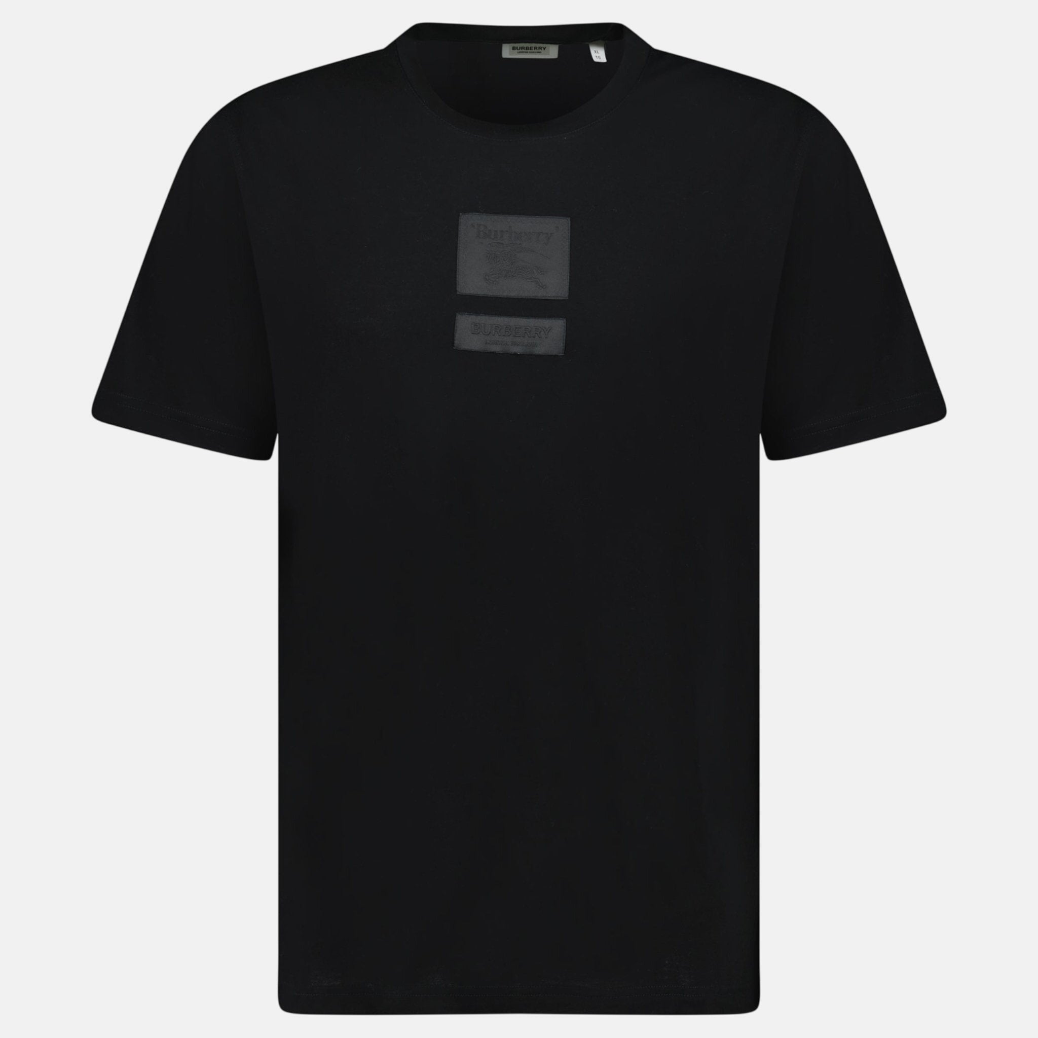 Burberry Womens 'Margot' Embroidery London England Logo T-Shirt Black | Studio DOS