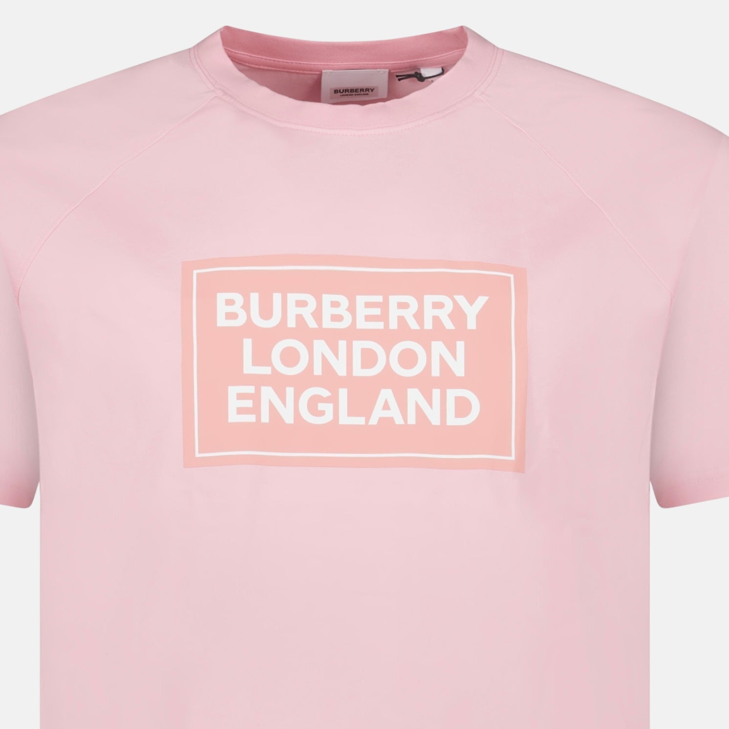 Burberry Womens 'Margot' London England Logo T-Shirt Pink | Studio DOS