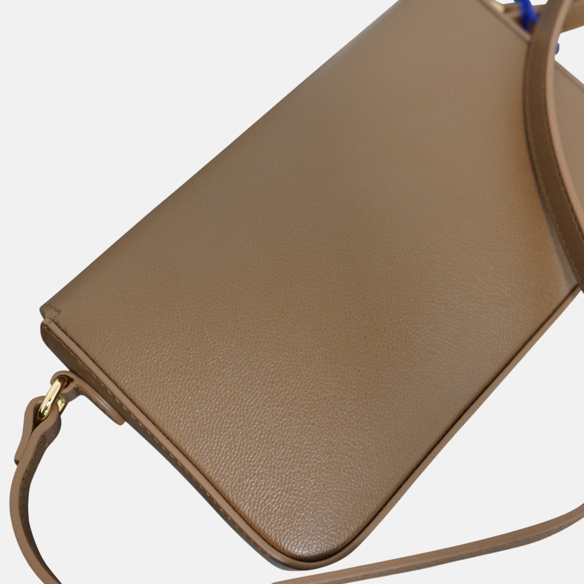 Burberry Womens 'New Hampshire' Leather Shoulder Bag Earth Brown | Studio DOS