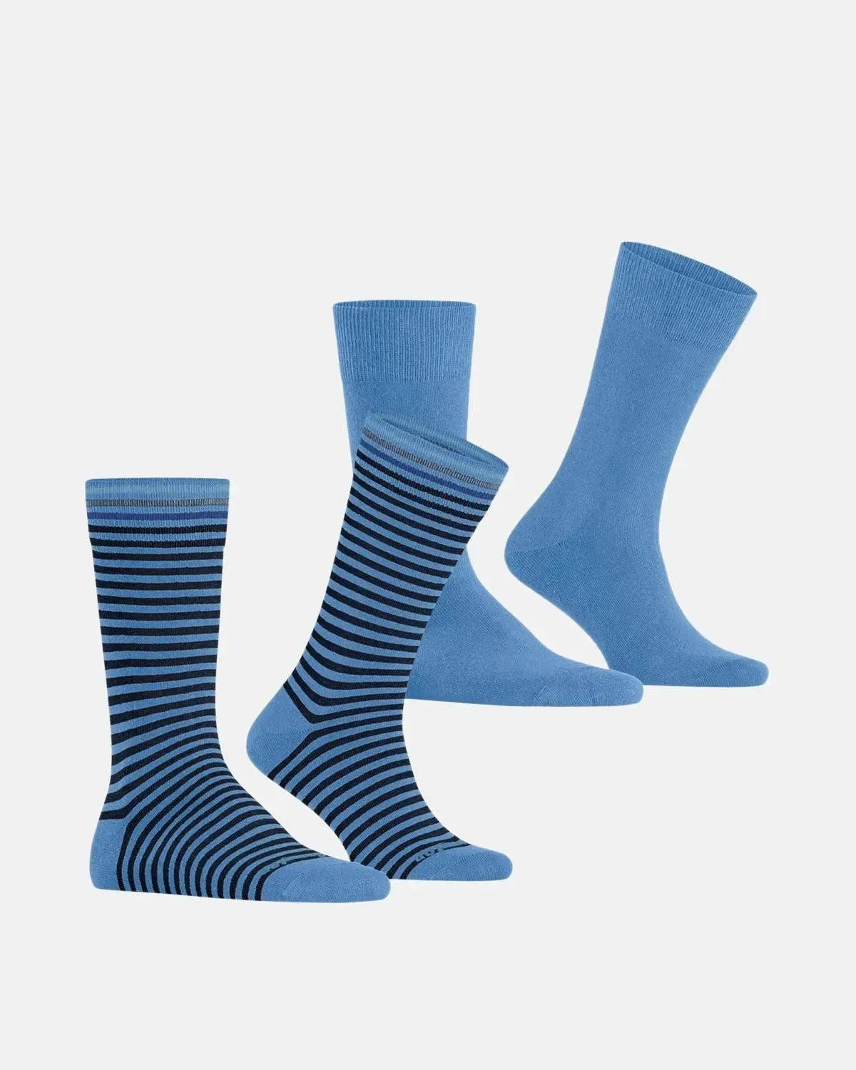 BURLINGTON MENS EVERYDAY STRIPE 2 - PACK SOCKS MARINA | Studio DOS