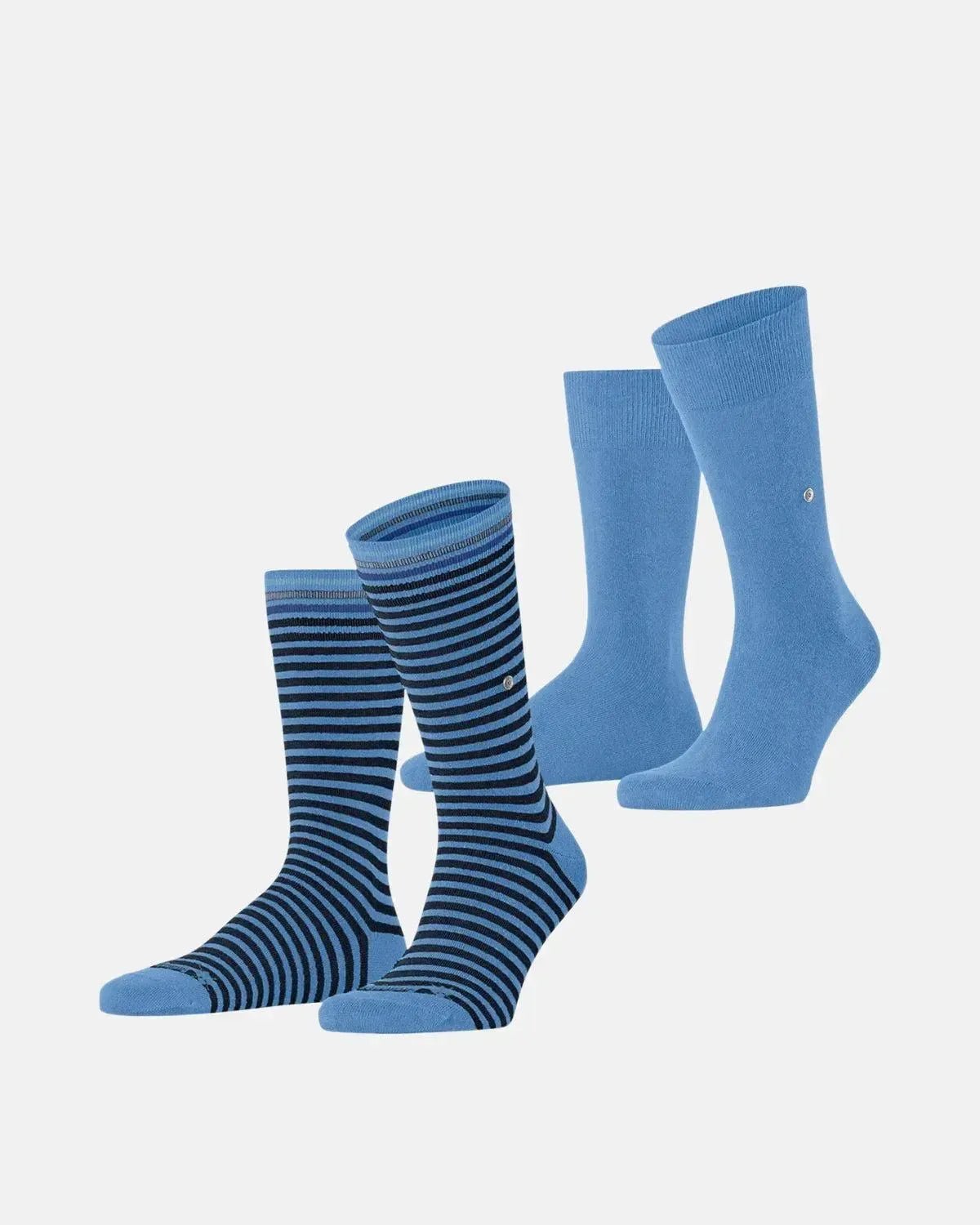 BURLINGTON MENS EVERYDAY STRIPE 2 - PACK SOCKS MARINA | Studio DOS