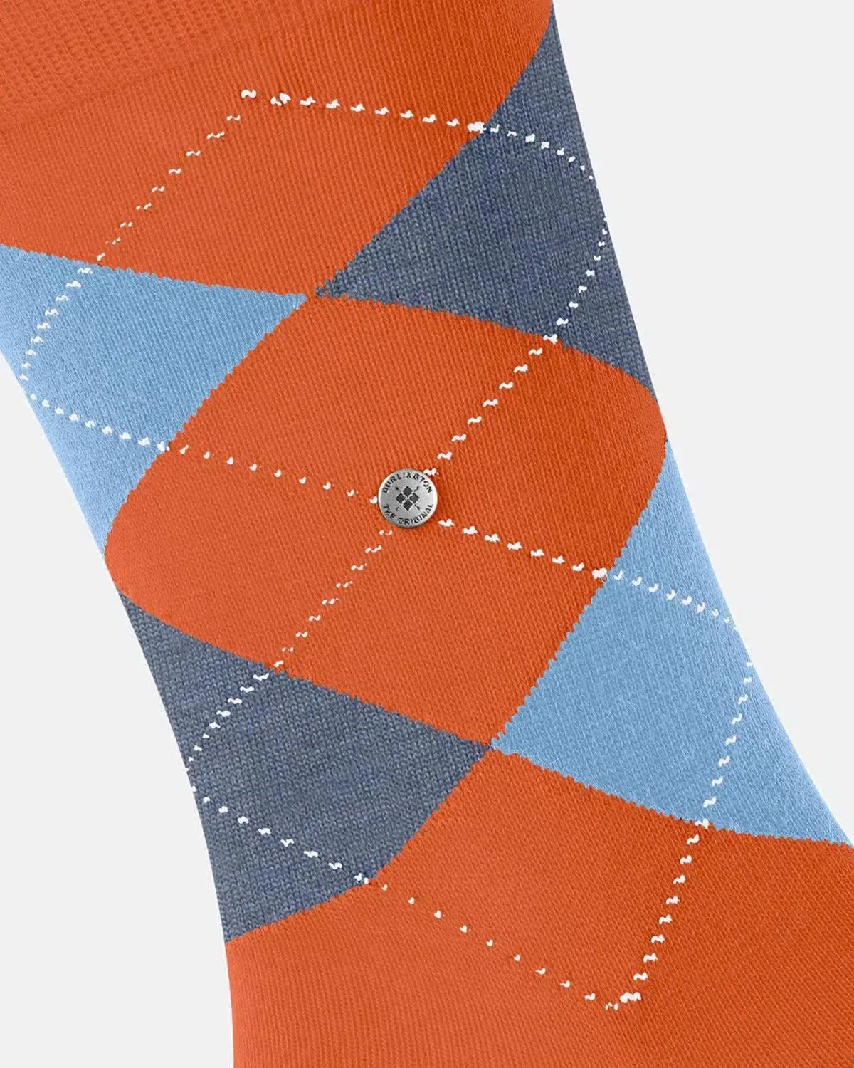 BURLINGTON MENS KING SOCKS PUMPKIN | Studio DOS