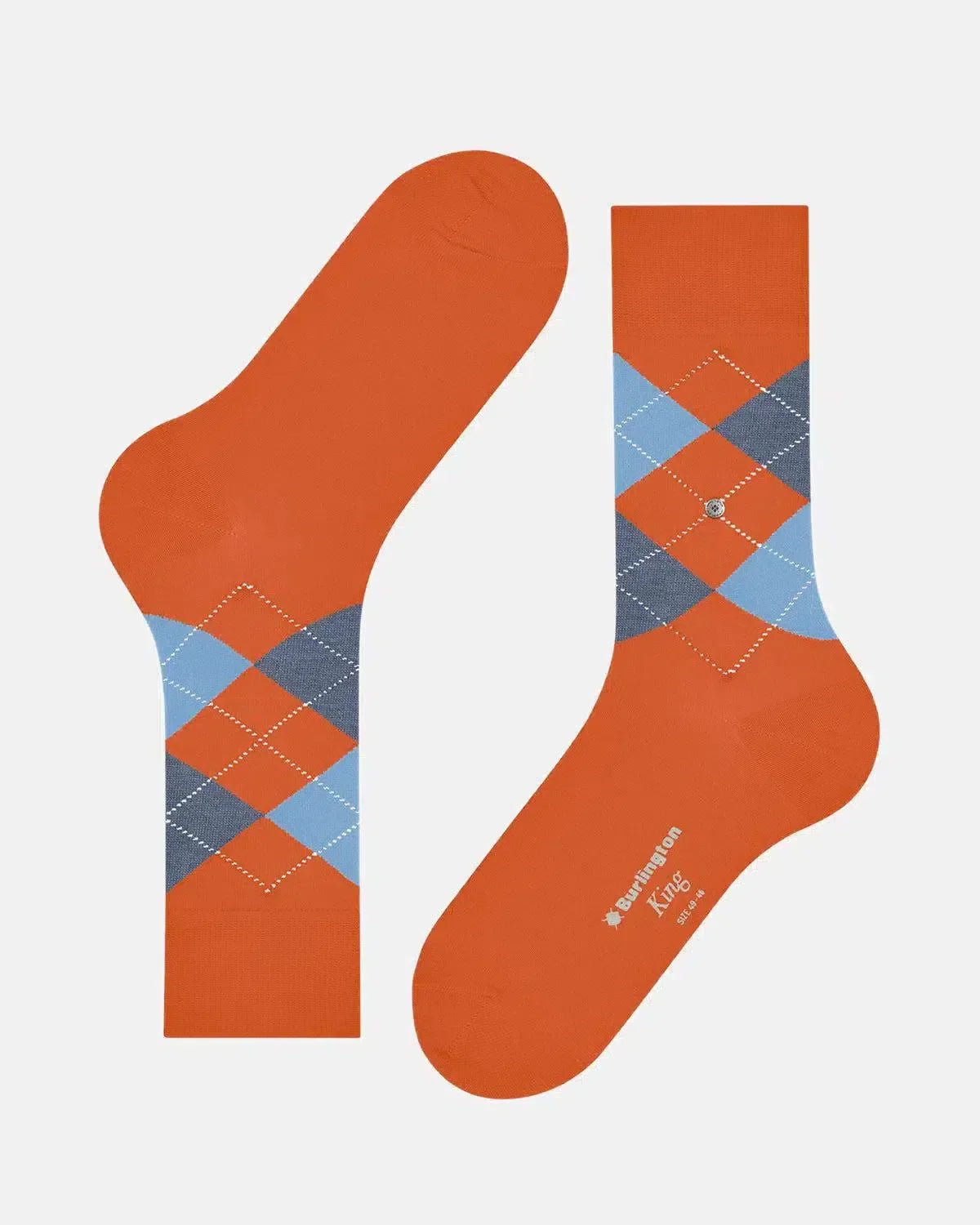 BURLINGTON MENS KING SOCKS PUMPKIN | Studio DOS