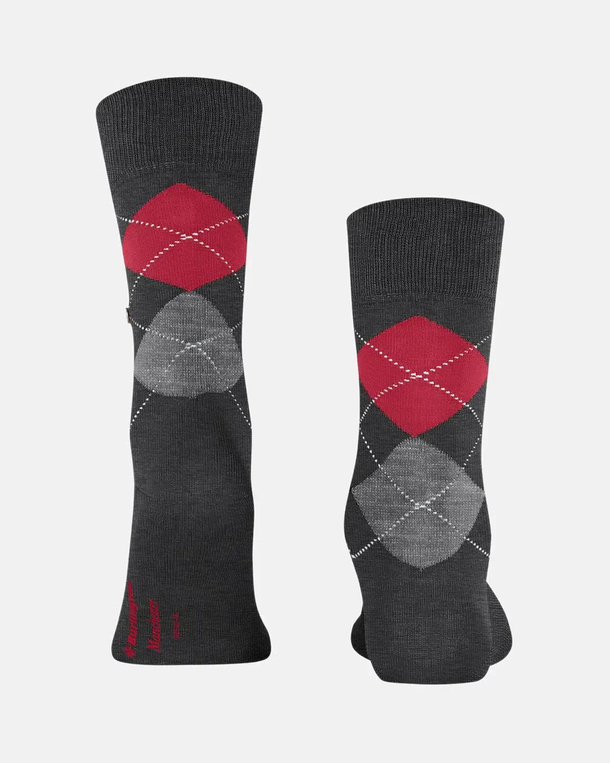 BURLINGTON MENS MANCHESTER SOCKS ANTHRACITE MELANGE | Studio DOS