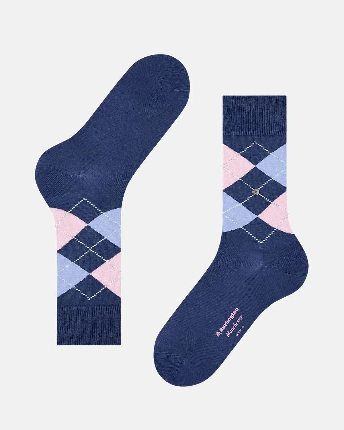 BURLINGTON MENS MANCHESTER SOCKS NIGHT BLUE | Studio DOS