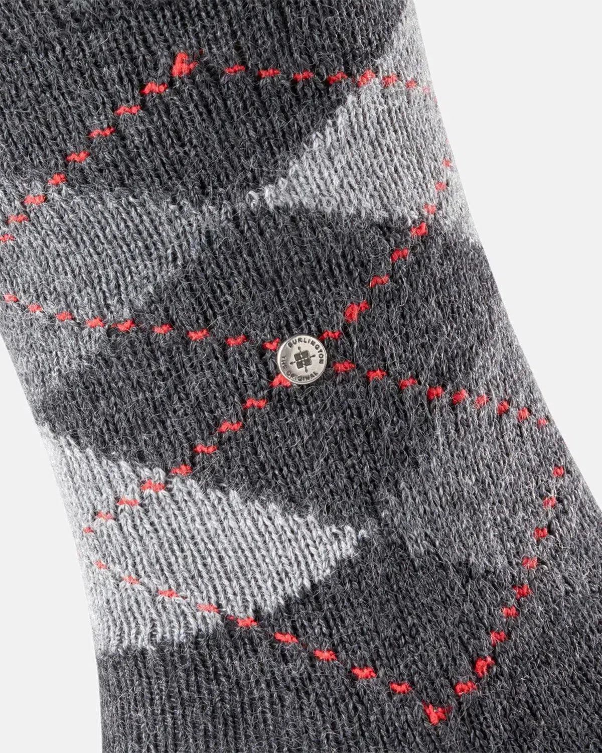 BURLINGTON MENS PRESTON SOCKS ANTHRACITE MARL | Studio DOS