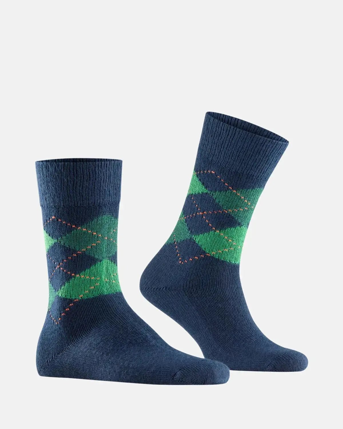 BURLINGTON MENS PRESTON SOCKS NAVY | Studio DOS
