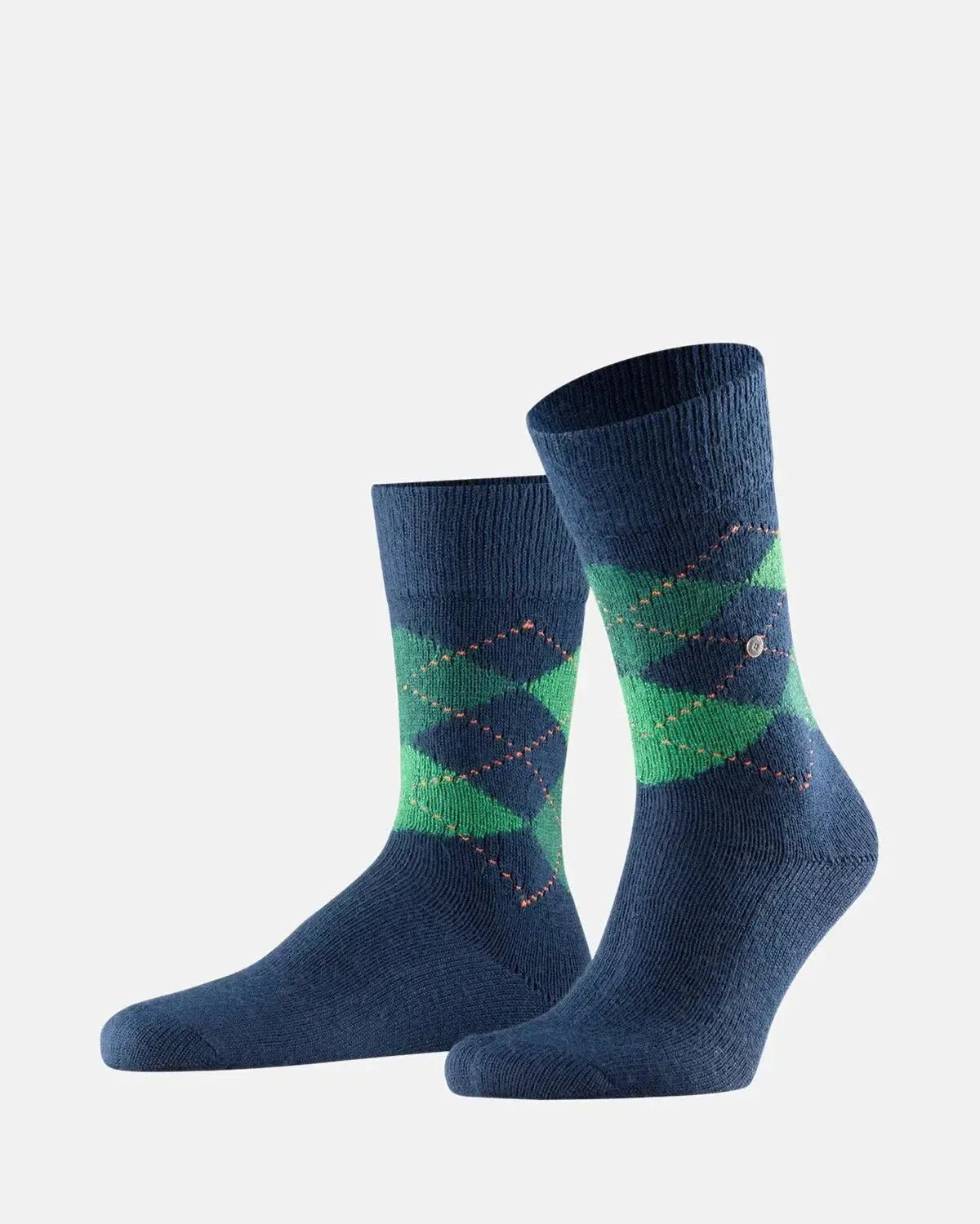 BURLINGTON MENS PRESTON SOCKS NAVY | Studio DOS