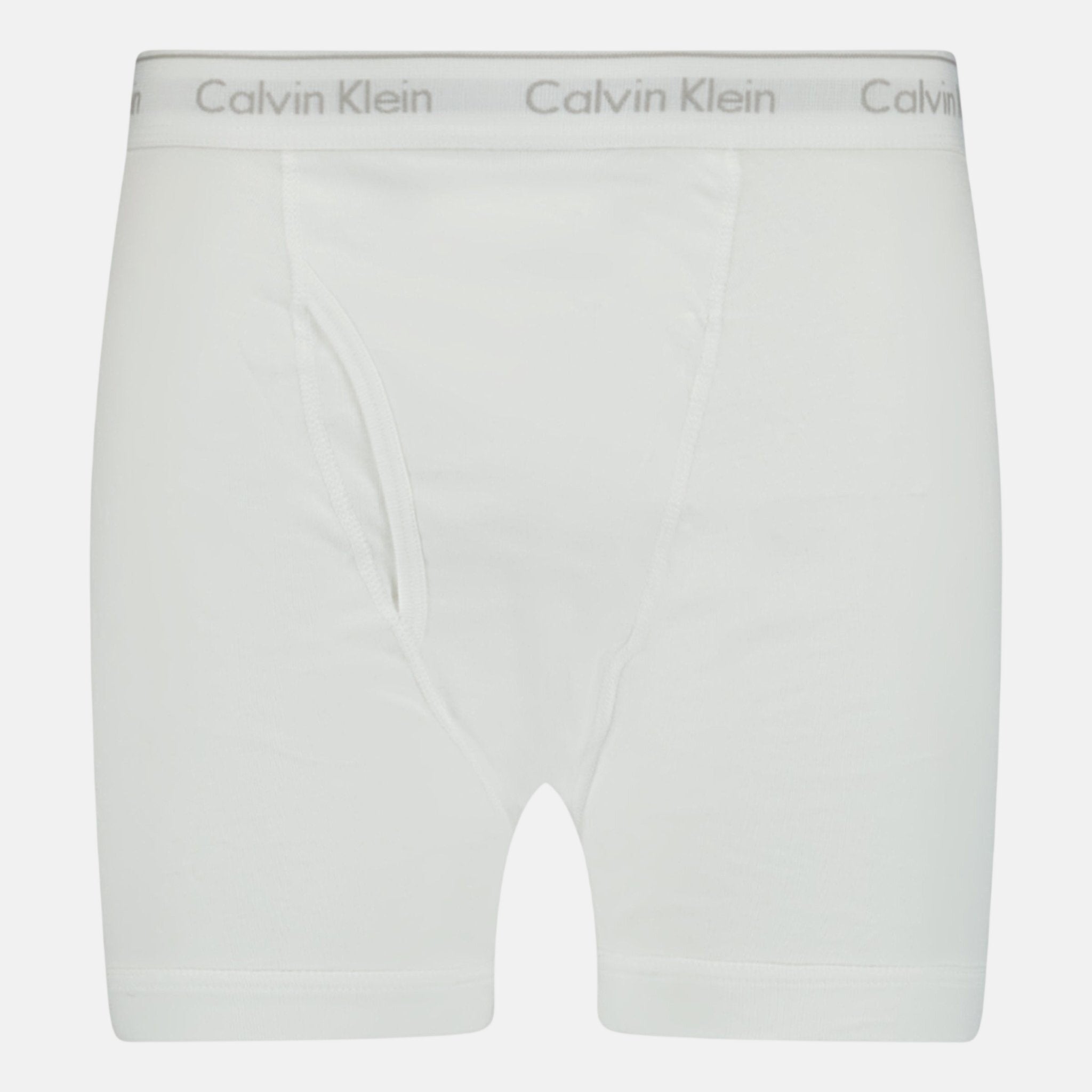 Calvin Klein 3 Pack Stencil Logo Cotton Stretch Boxers White | Studio DOS