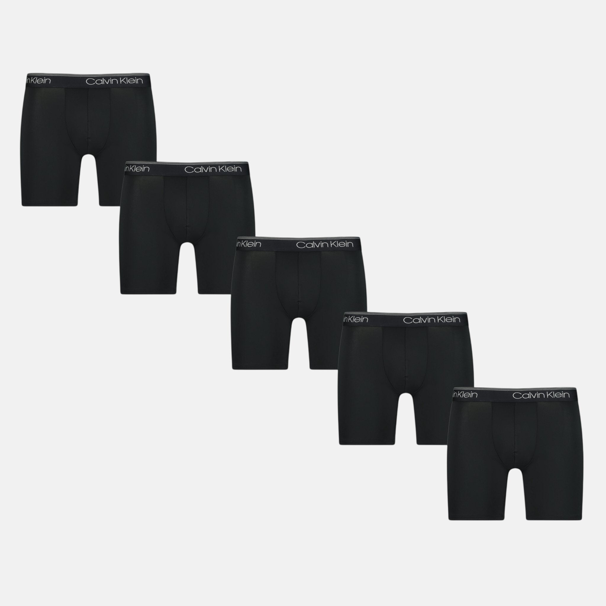 Calvin Klein 5 Pack Microfiber Stretch Boxers Black | Studio DOS